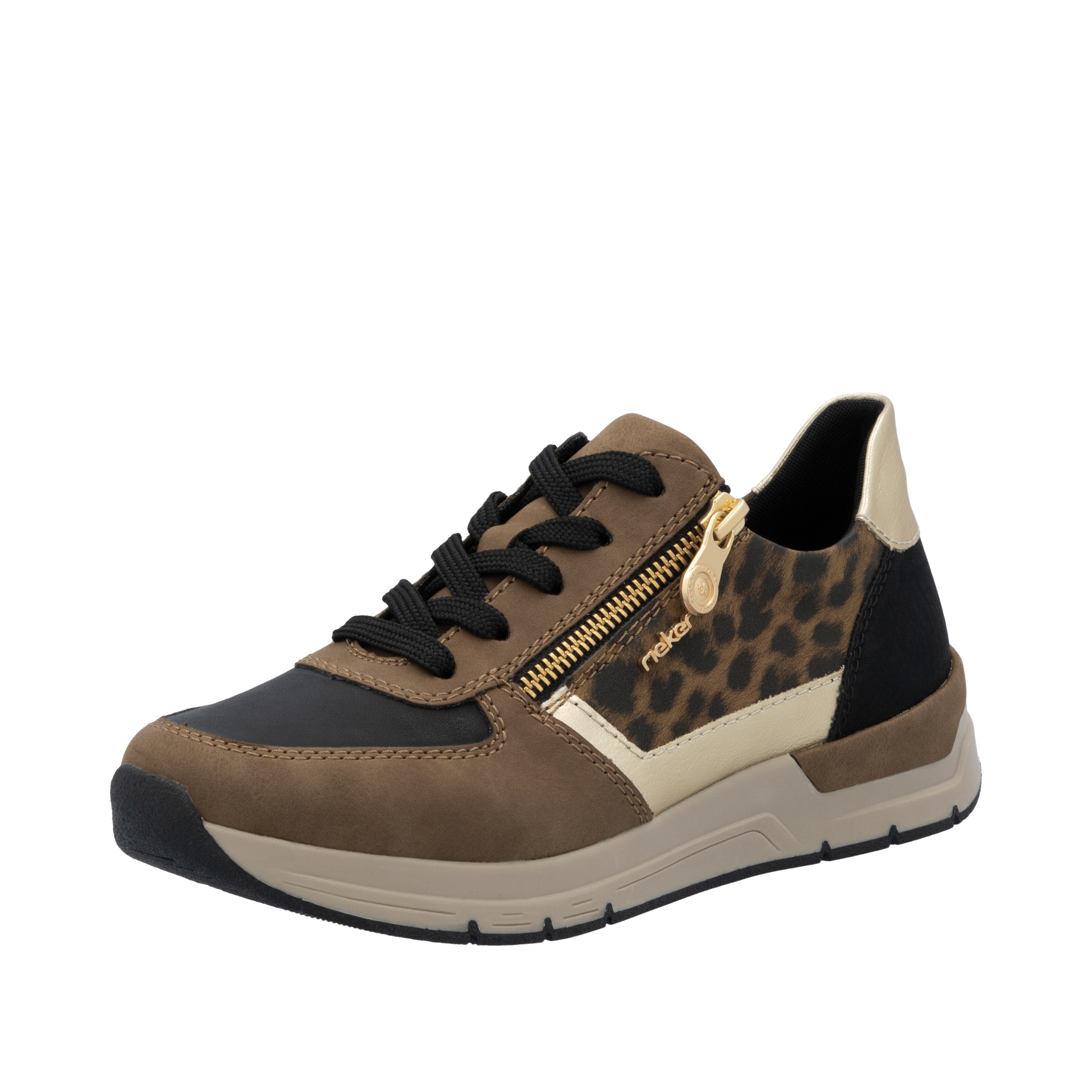 Rieker Sneaker, Freizeitschuh, Schnürschuh, Halbschuh mit modischen Akzente günstig online kaufen
