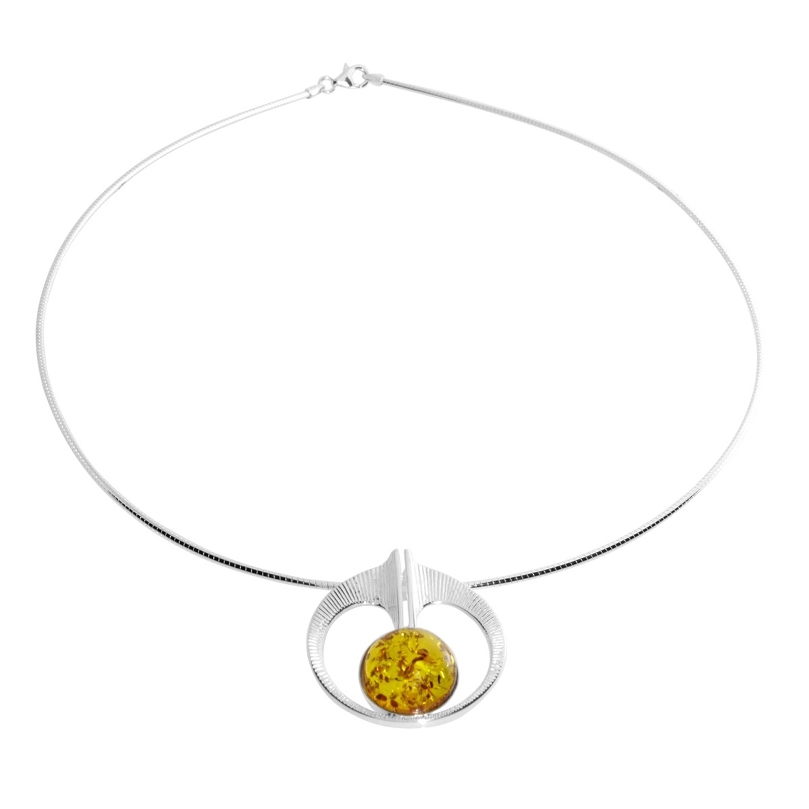 OSTSEE-SCHMUCK Kette mit Anhänger »- Gleiter-Torid - Silber 925/000 - Bernstein«