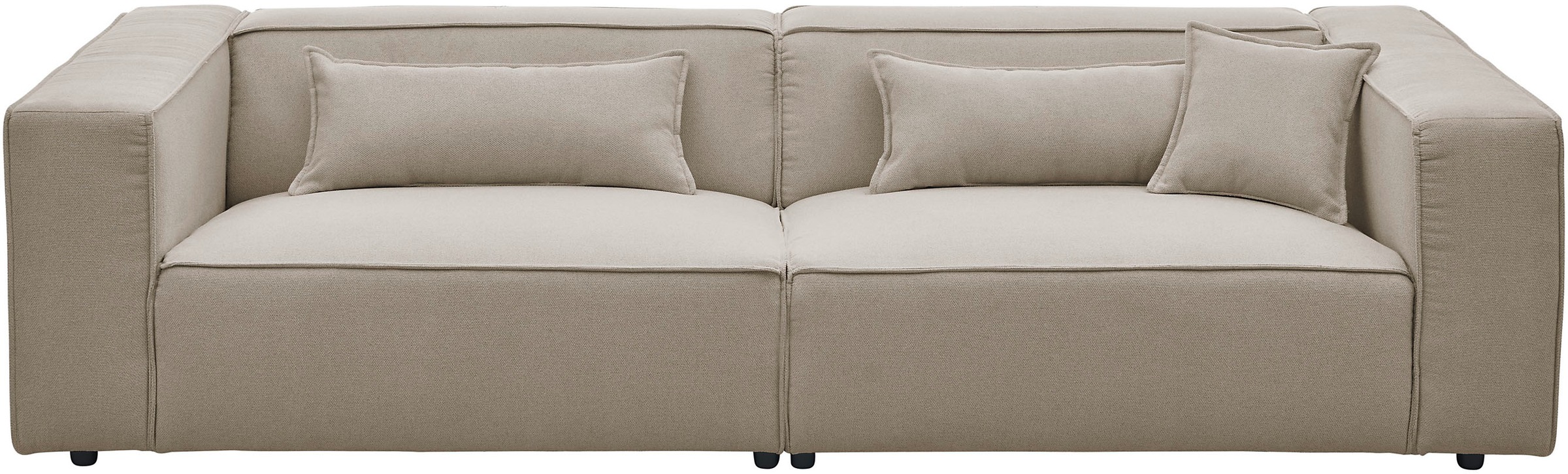 LeGer Home by Lena Gercke 3-Sitzer "PIARA, Couch mit Kedernaht, Sofa in Cor günstig online kaufen