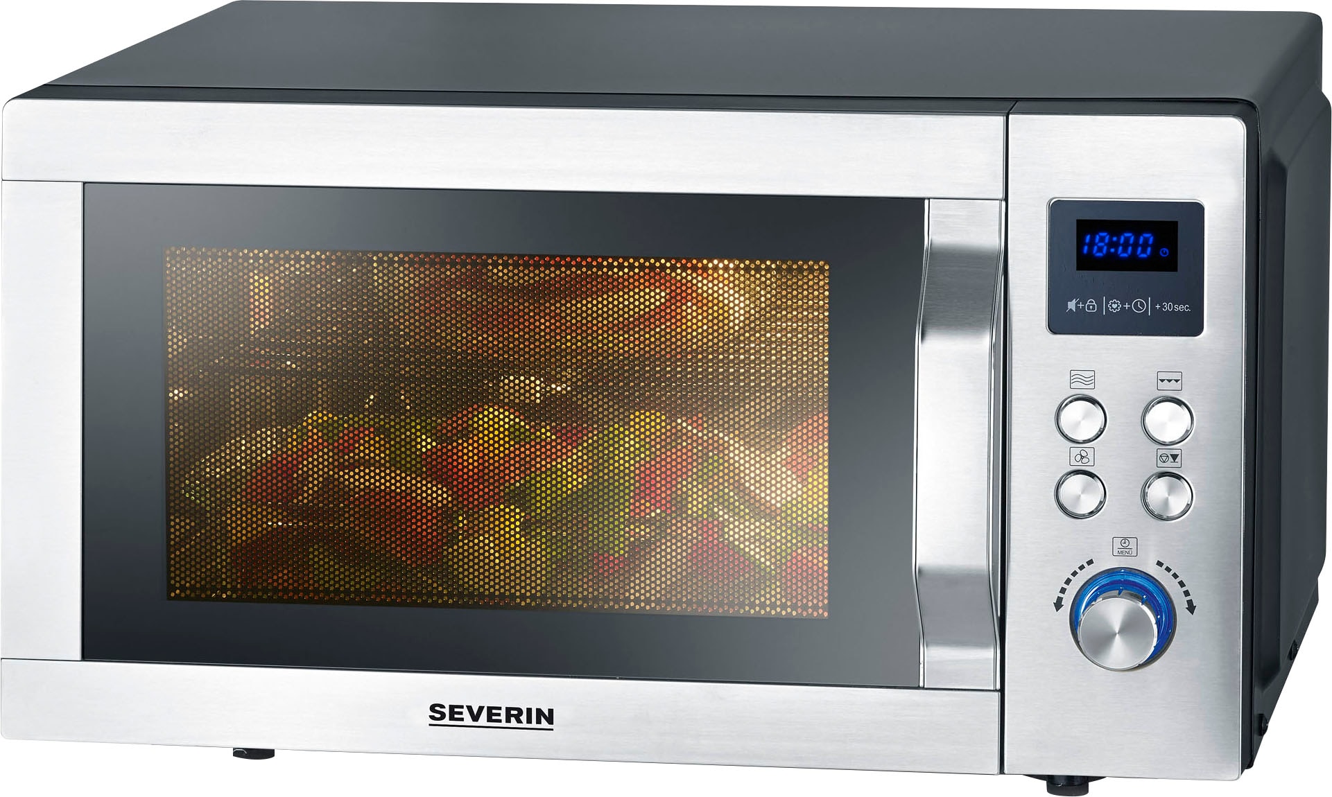 Severin Mikrowelle "MW 7777" Grill  Heißluft  Mikrowelle 900 W mit 8 Automa günstig online kaufen
