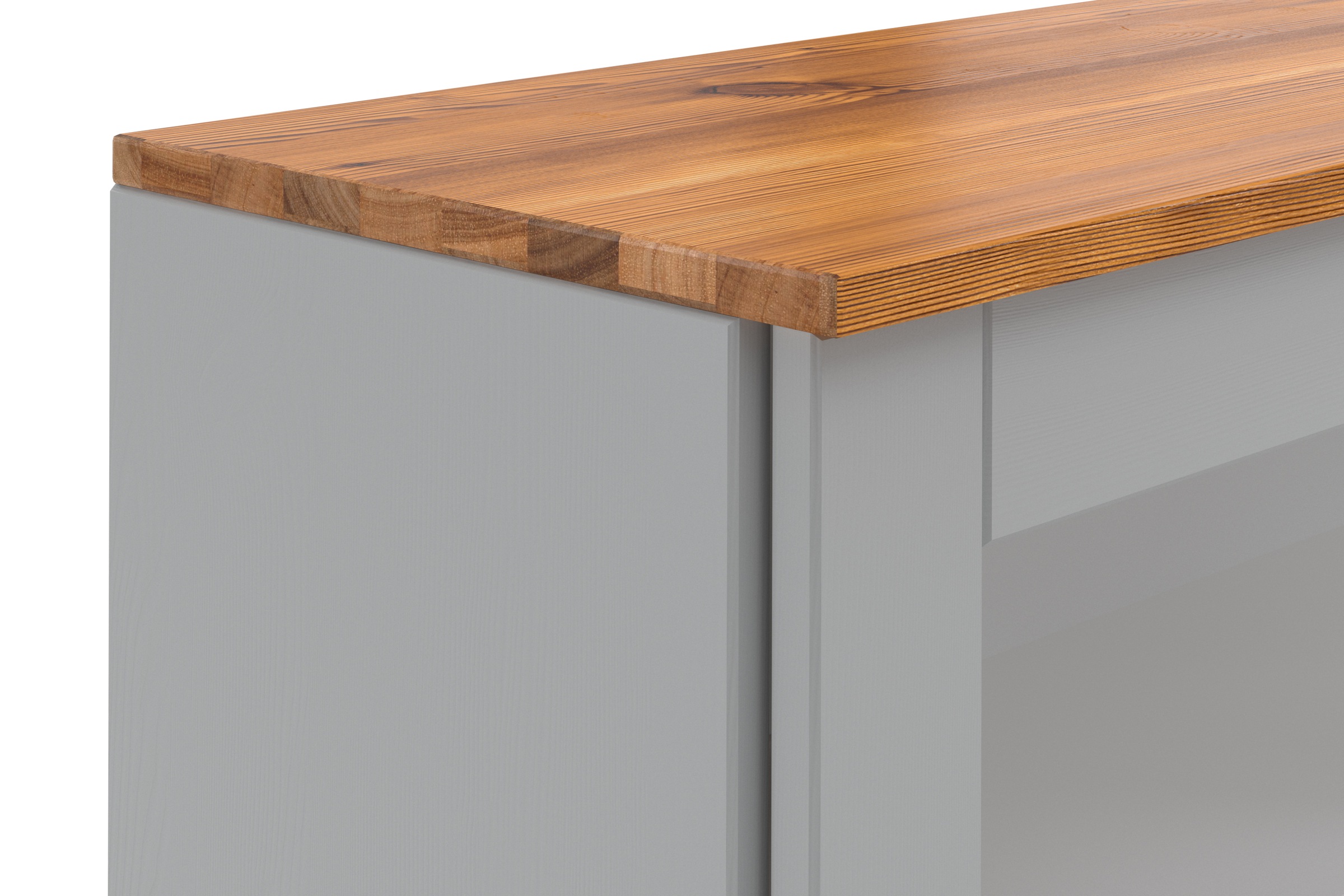 Home affaire Hängeschrank »Alby2«, Mit Metallgriffen und Glastüren, Breite 100 cm