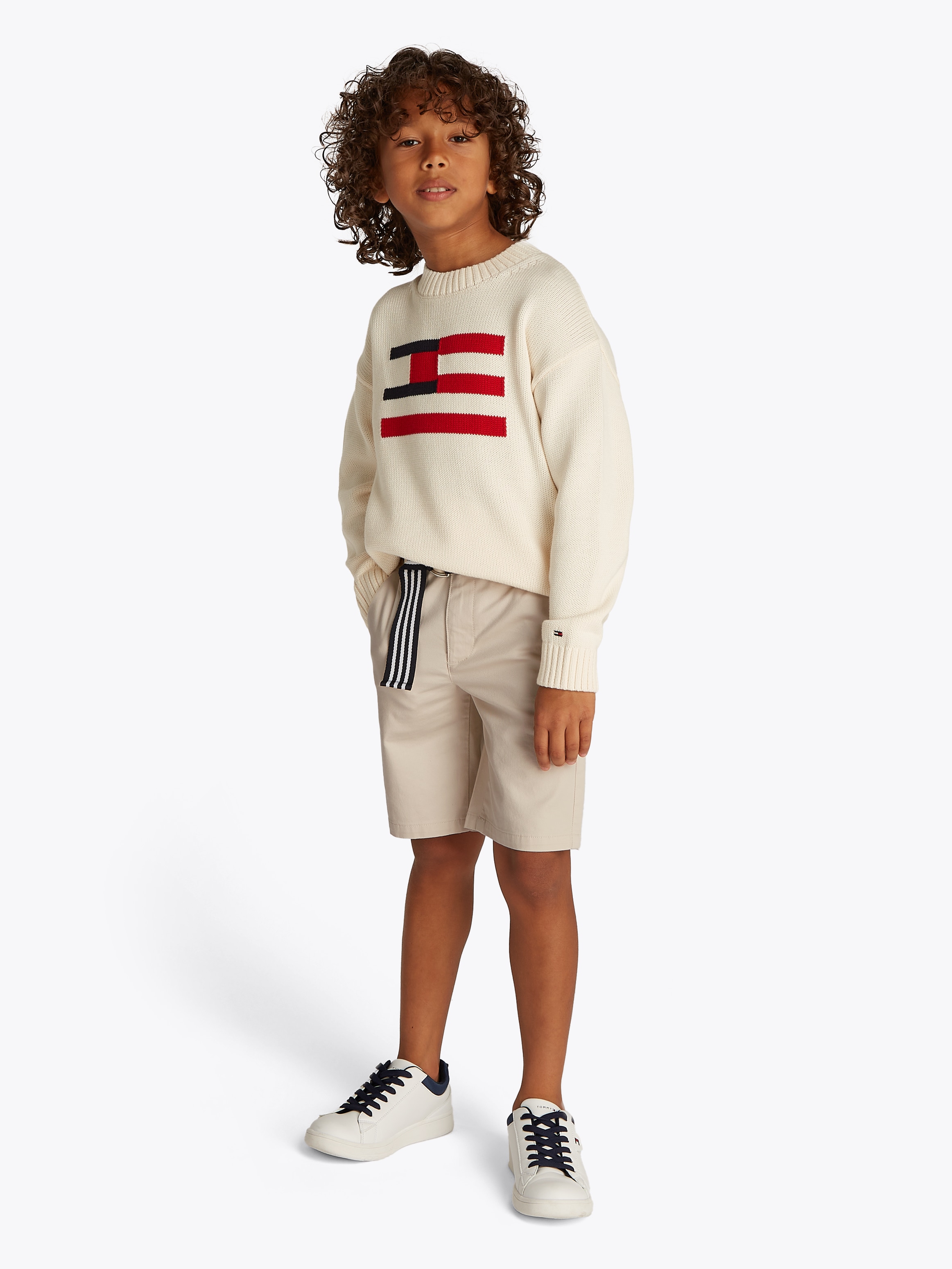 Tommy Hilfiger Shorts »WOVEN BELTED SHORT«, mit Gürtel