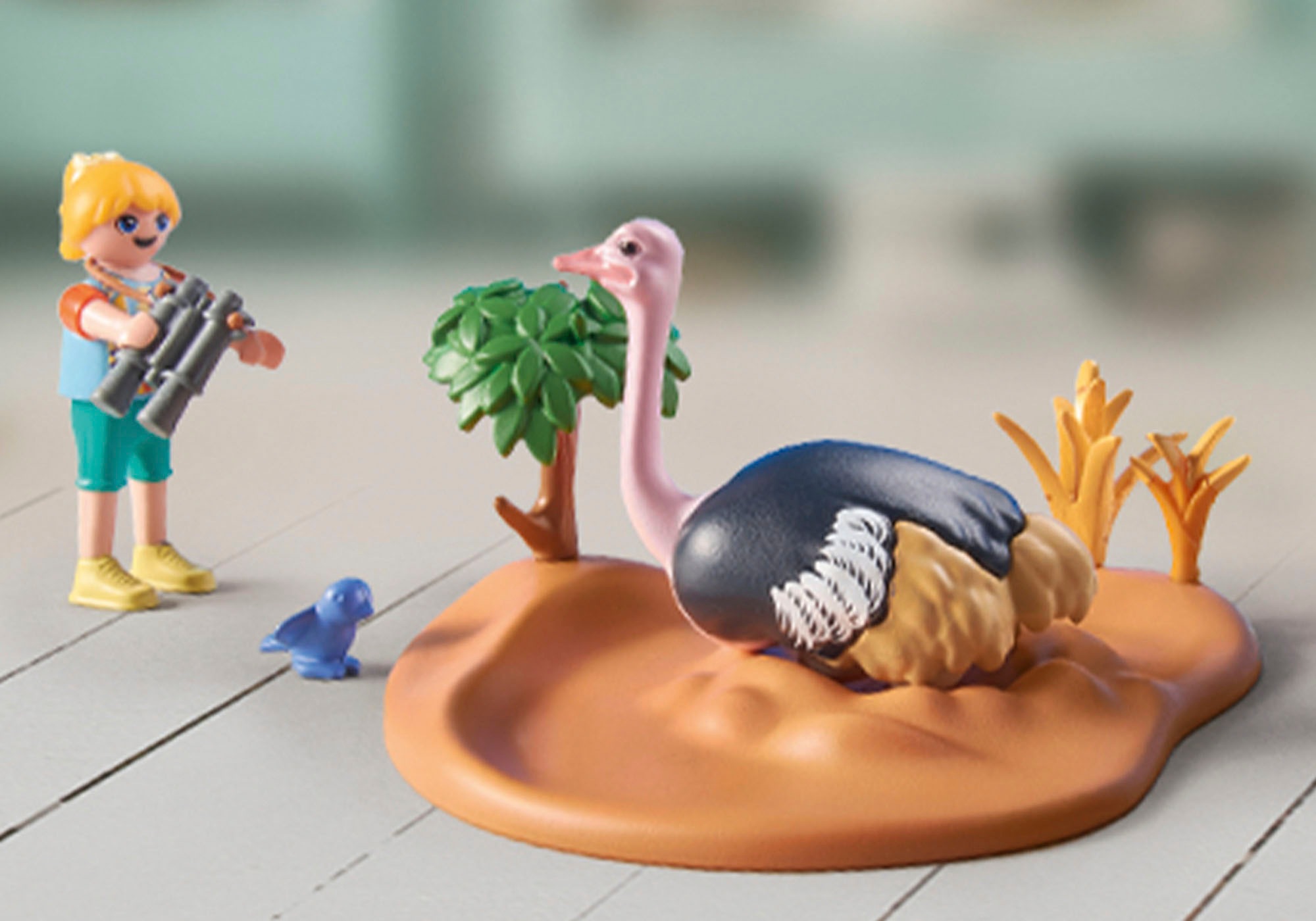 Playmobil® Konstruktions-Spielset »Zu Gast bei Papa Strauß (71296), Wiltopia«, (26 St.), teilweise aus recyceltem Material; Made in Europe