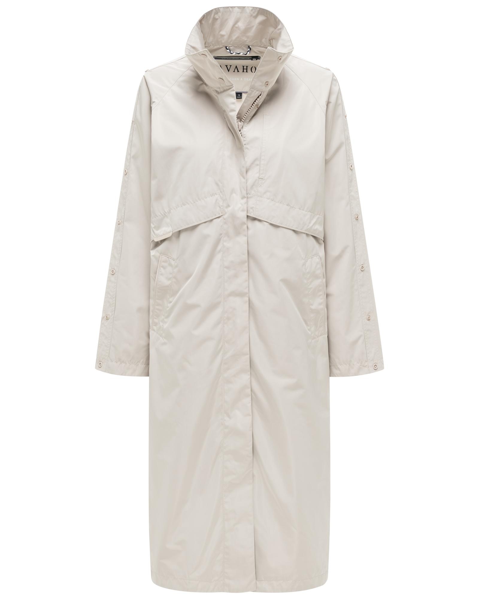 Navahoo Langmantel "Zenblüte 14" Modischer oversized Damen Parka mit krempelbaren Ärmeln