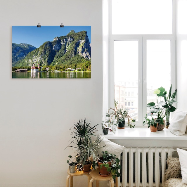 Artland Wandbild »Blick auf den Königssee«, Berge & Alpenbilder, (1 St.),  als Alubild, Leinwandbild, Wandaufkleber oder Poster in versch. Größen  kaufen | BAUR