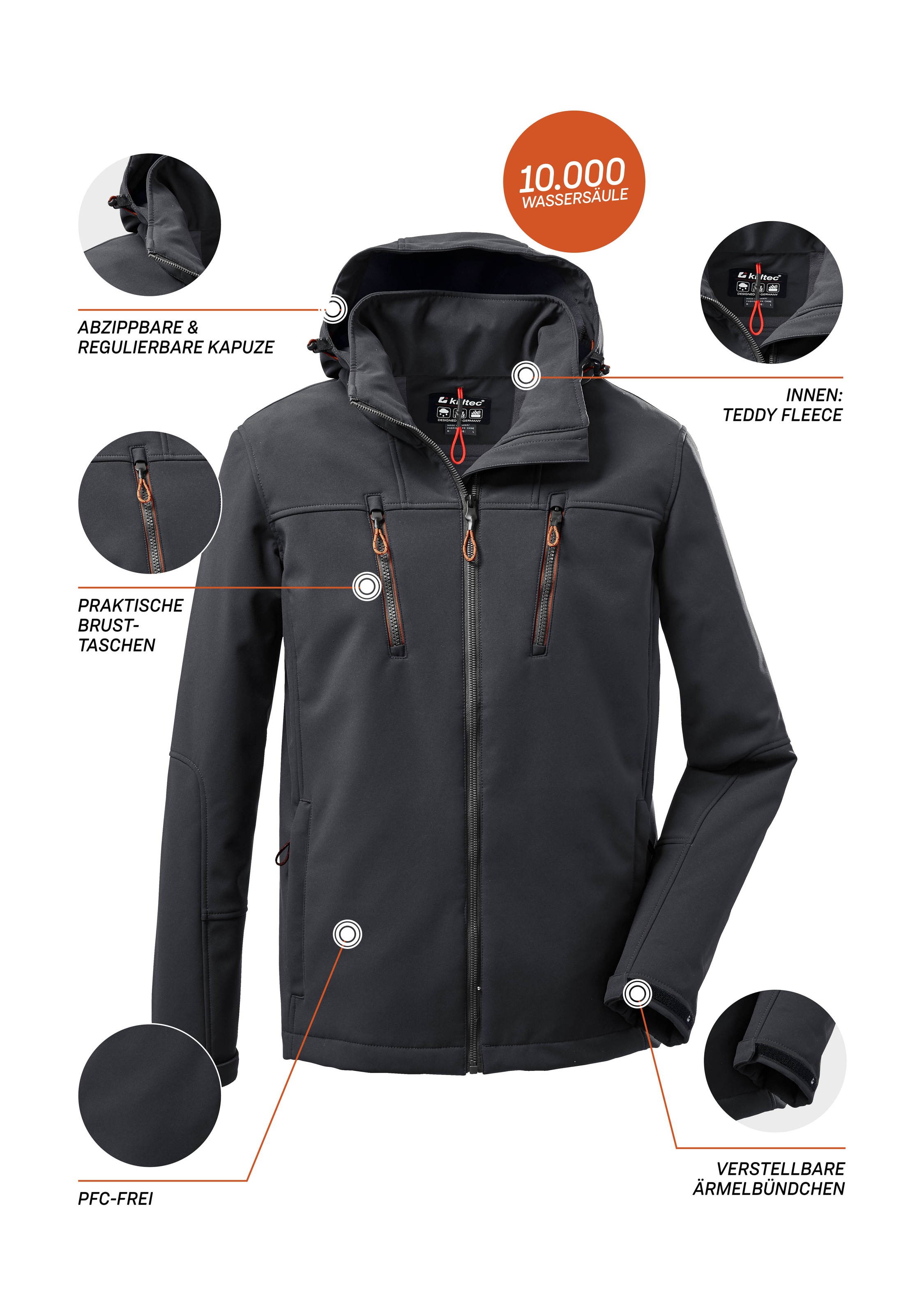 Killtec Softshelljacke »KOW 163 MN SFTSHLL JCKT«