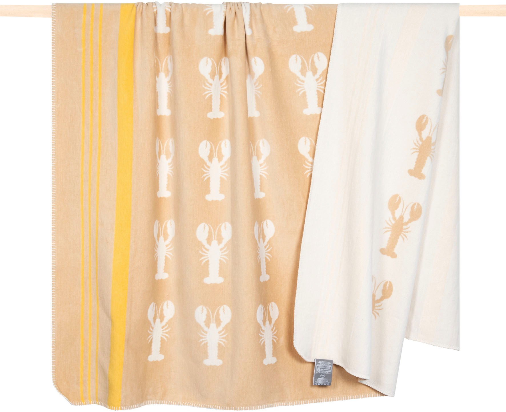 PAD Wohndecke "LOBBY" Made in Europe, Wendefunktion, gestreift, Motiv Humme günstig online kaufen