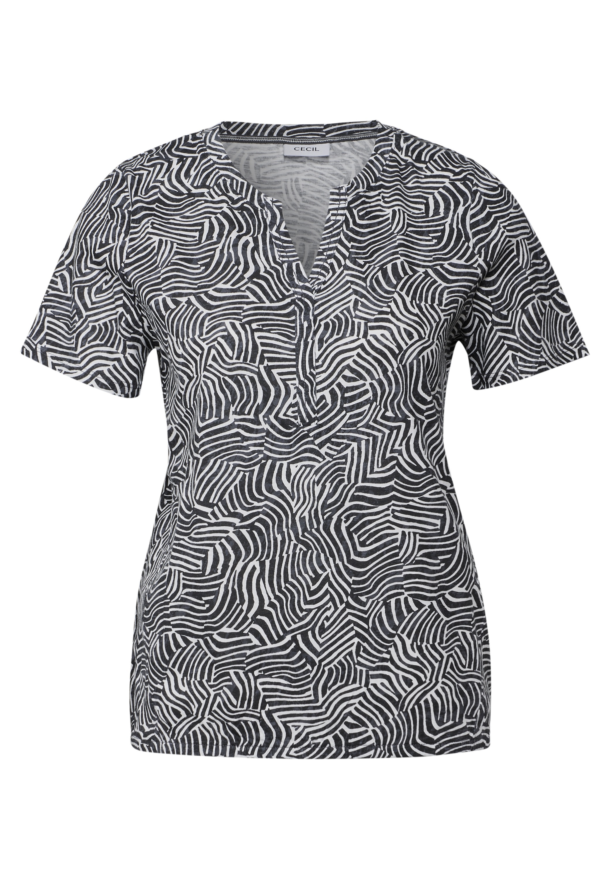 Cecil T-Shirt, aus reiner Baumwolle