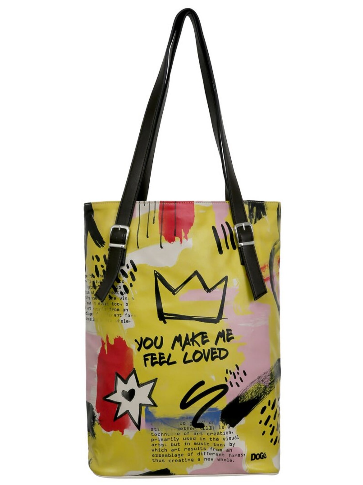DOGO Umhängetasche "Tallbags The Creation Of The Collage Damen Handtaschen günstig online kaufen