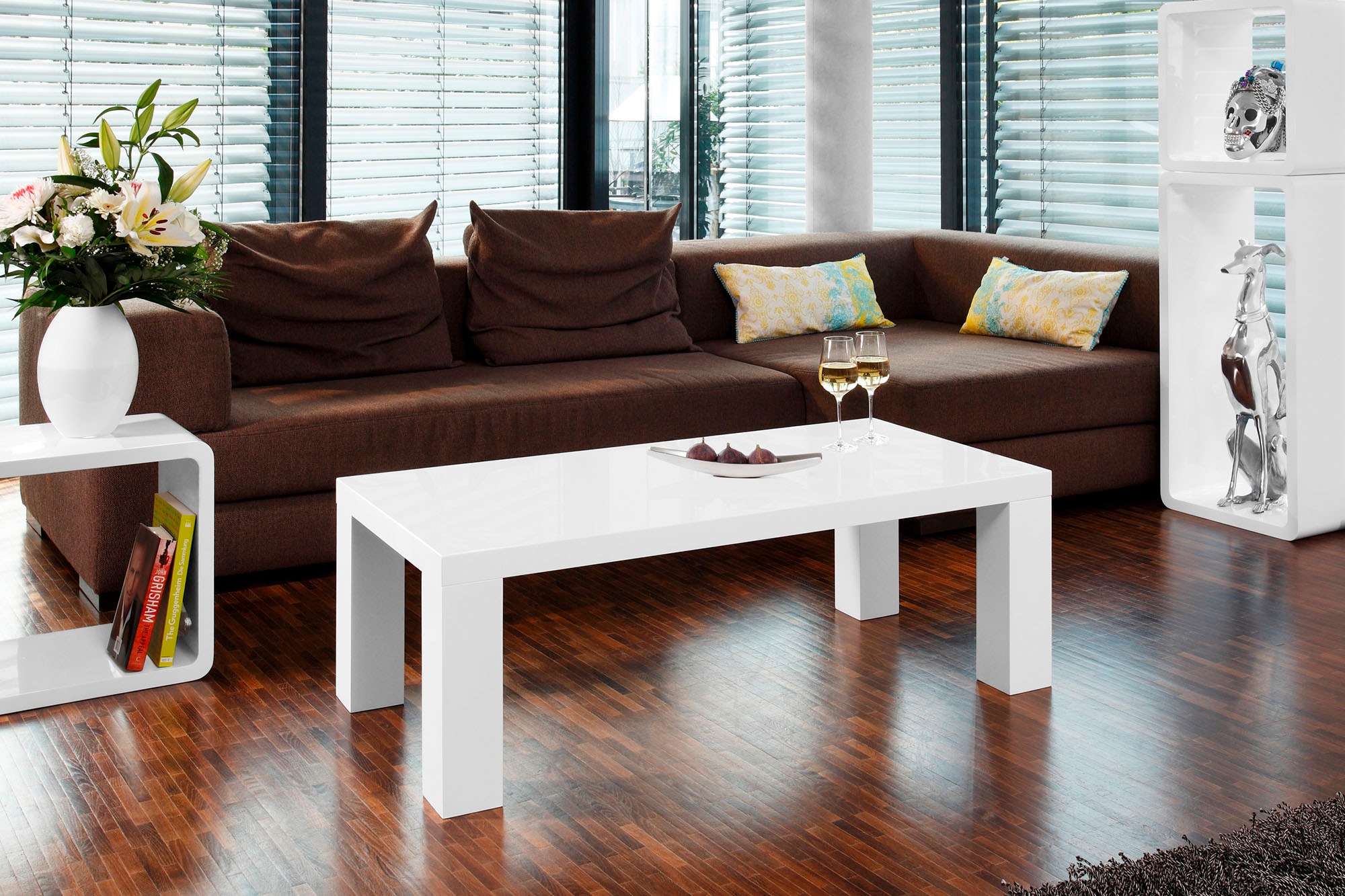 SalesFever Couchtisch "- im puristischen Stil", Stilvoll Hochglanz: Rechtec günstig online kaufen