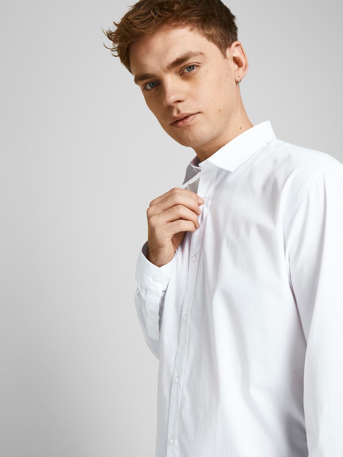 Jack & Jones Langarmhemd »JJJOE SHIRT LS 2 PACK MP«