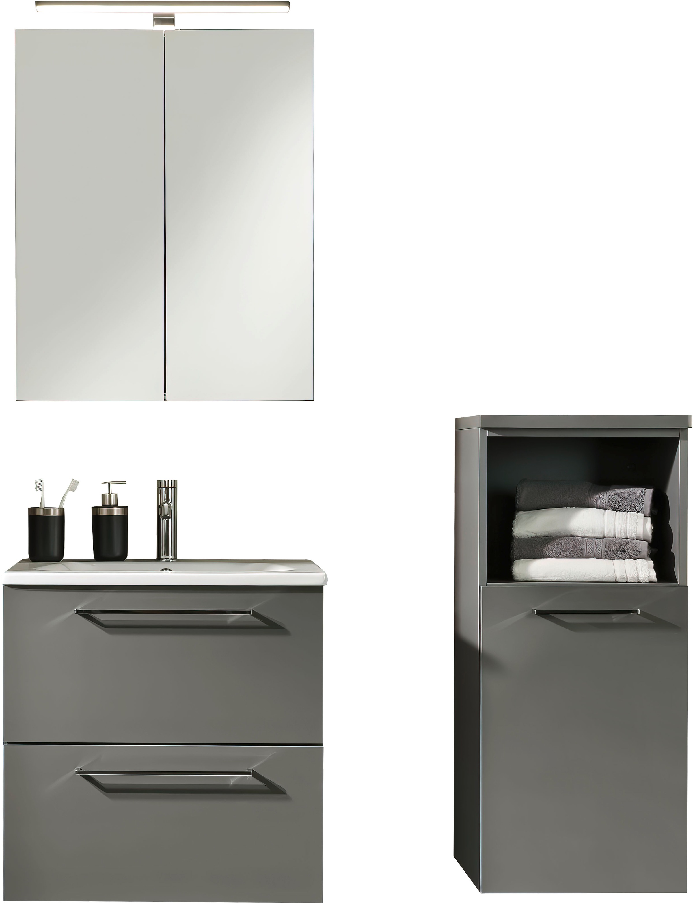 Nolte SPA Badmöbel-Set "Lux - Badmöbel-Set" Komplett-Set, Spiegelschrank, K günstig online kaufen