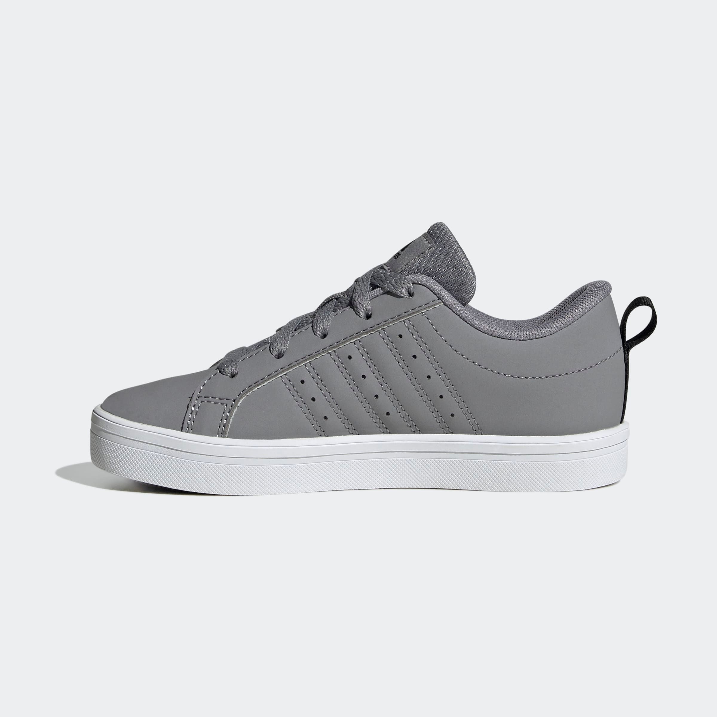 Sneaker ADIDAS SPORTSWEAR "VS PACE 2.0 KIDS", Mädchen, Gr. 34, schwarz-weiß (grau three, core schwarz, cloud weiß), Synthetik, Textil, Schuhe Sneaker, für Kinder 2