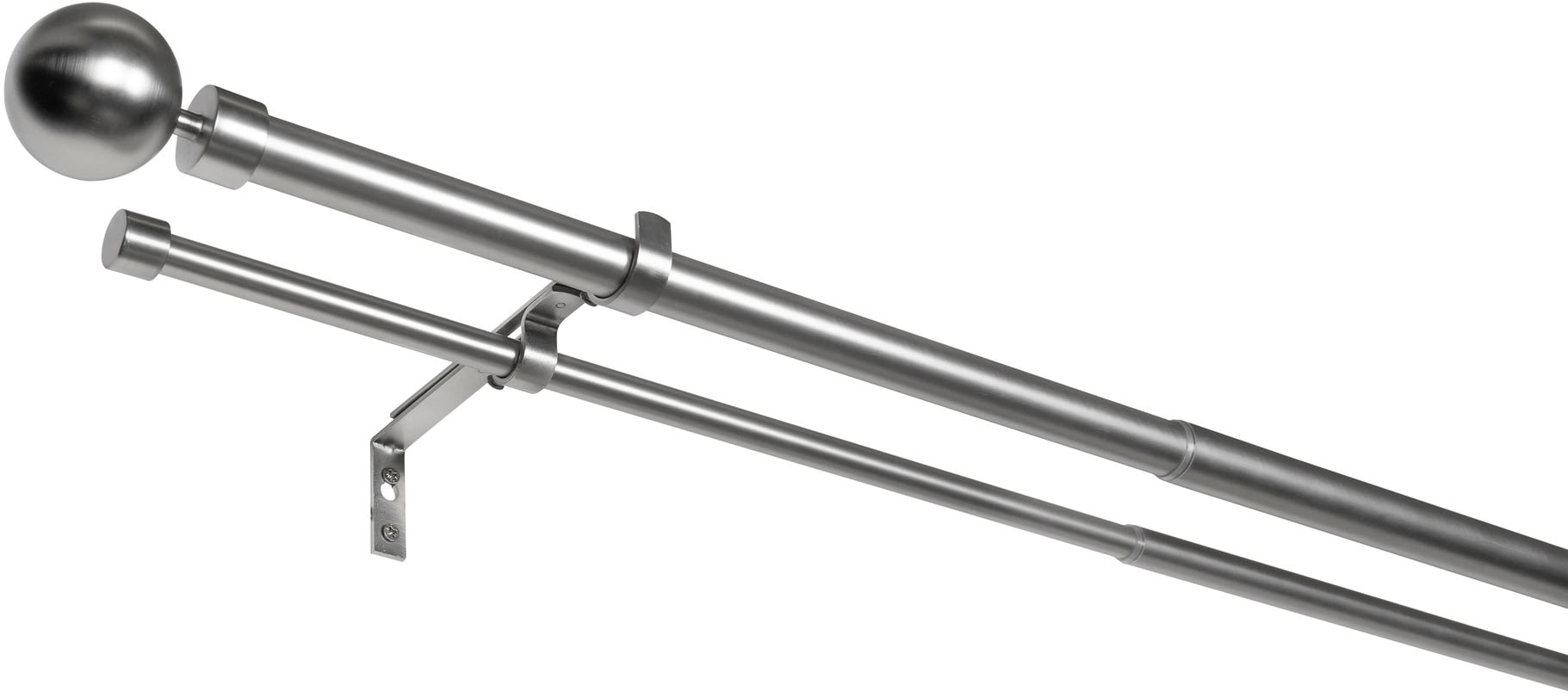 mydeco Gardinenstange "habito/ball-classic" Ø 28 mm 2 läufig-läufig auszieh günstig online kaufen