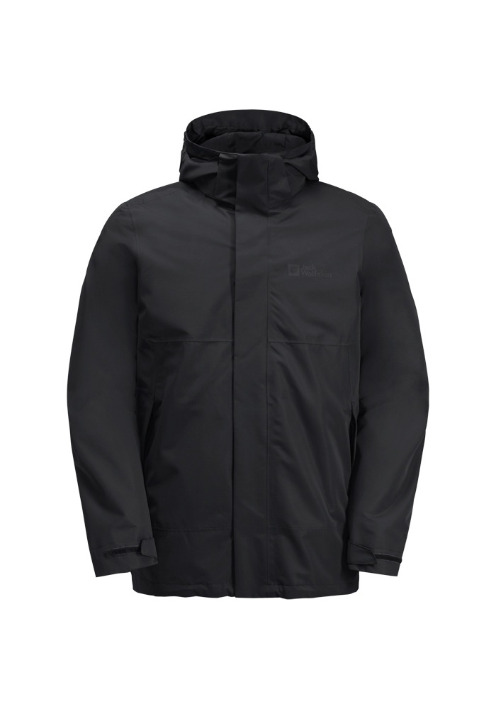 Jack Wolfskin 3-in-1-Funktionsjacke "LUNTAL 3IN1 JKT M", mit Kapuze