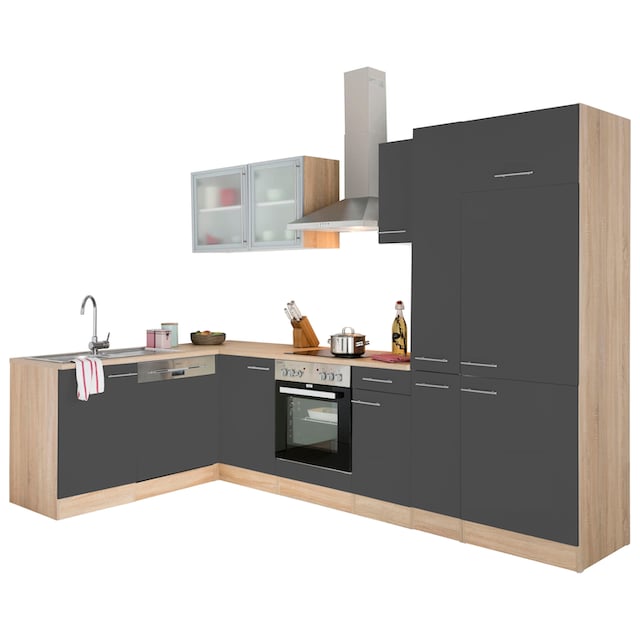 OPTIFIT Winkelküche »Kalmar«, ohne E-Geräte, Stellbreite 300 x 175 cm  kaufen | BAUR