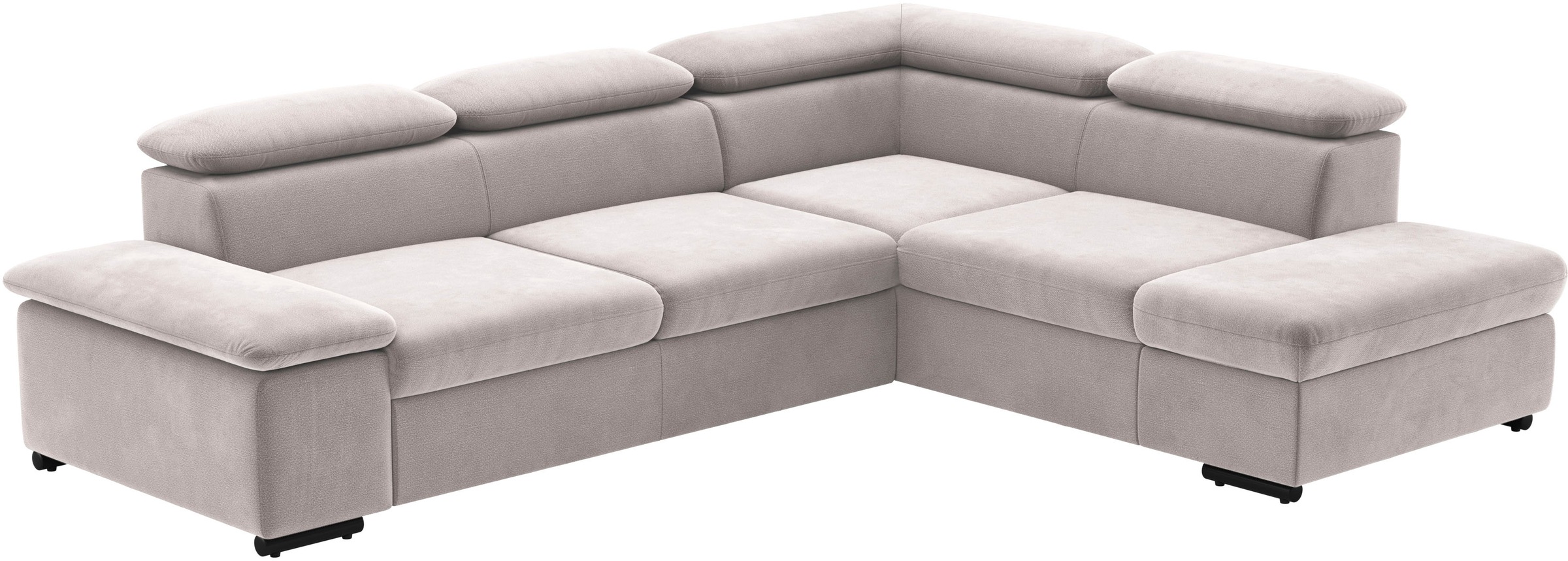 sit&more Ecksofa »Alcudia L-Form«, mit Armteilverstellung, optional Kopfteilverstellung und Bettfunktion