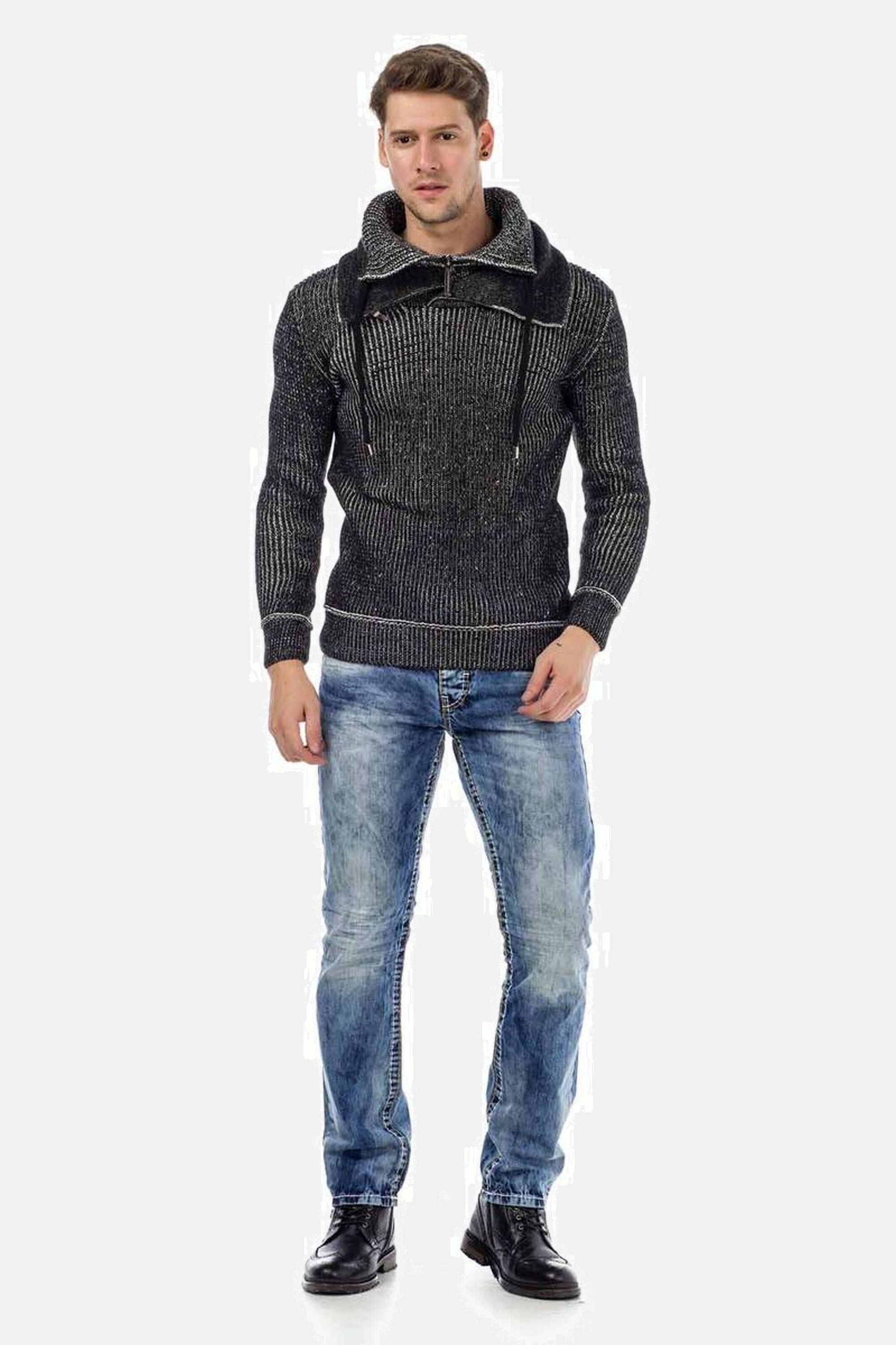 Cipo & Baxx Slim-fit-Jeans »Jeans«, mit Kontrastnähten, CD-434