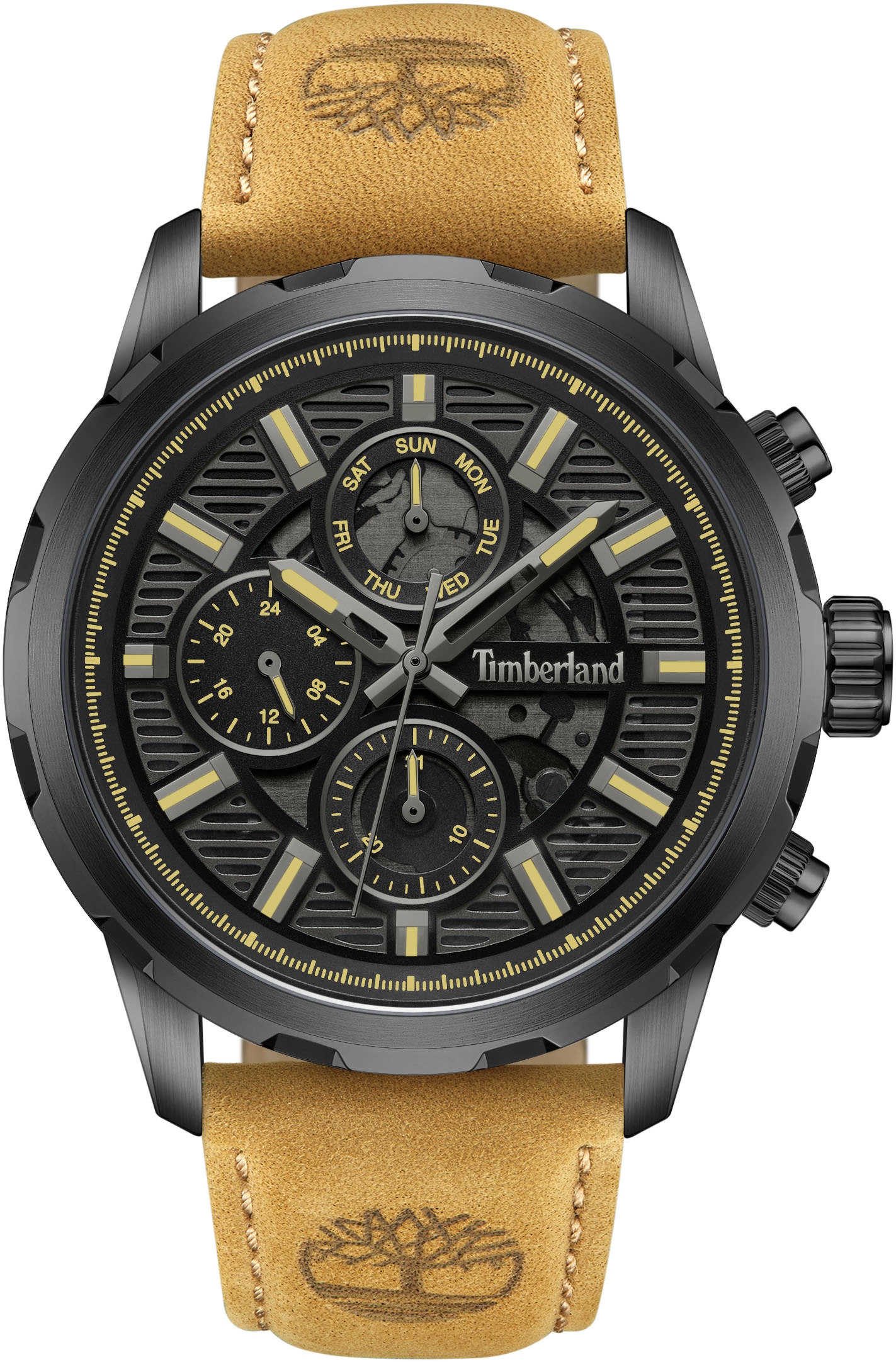 Chronograph »HAMPTON HARBOUR«, Quarzuhr, Armbanduhr, Herrenuhr, Lederarmband,...