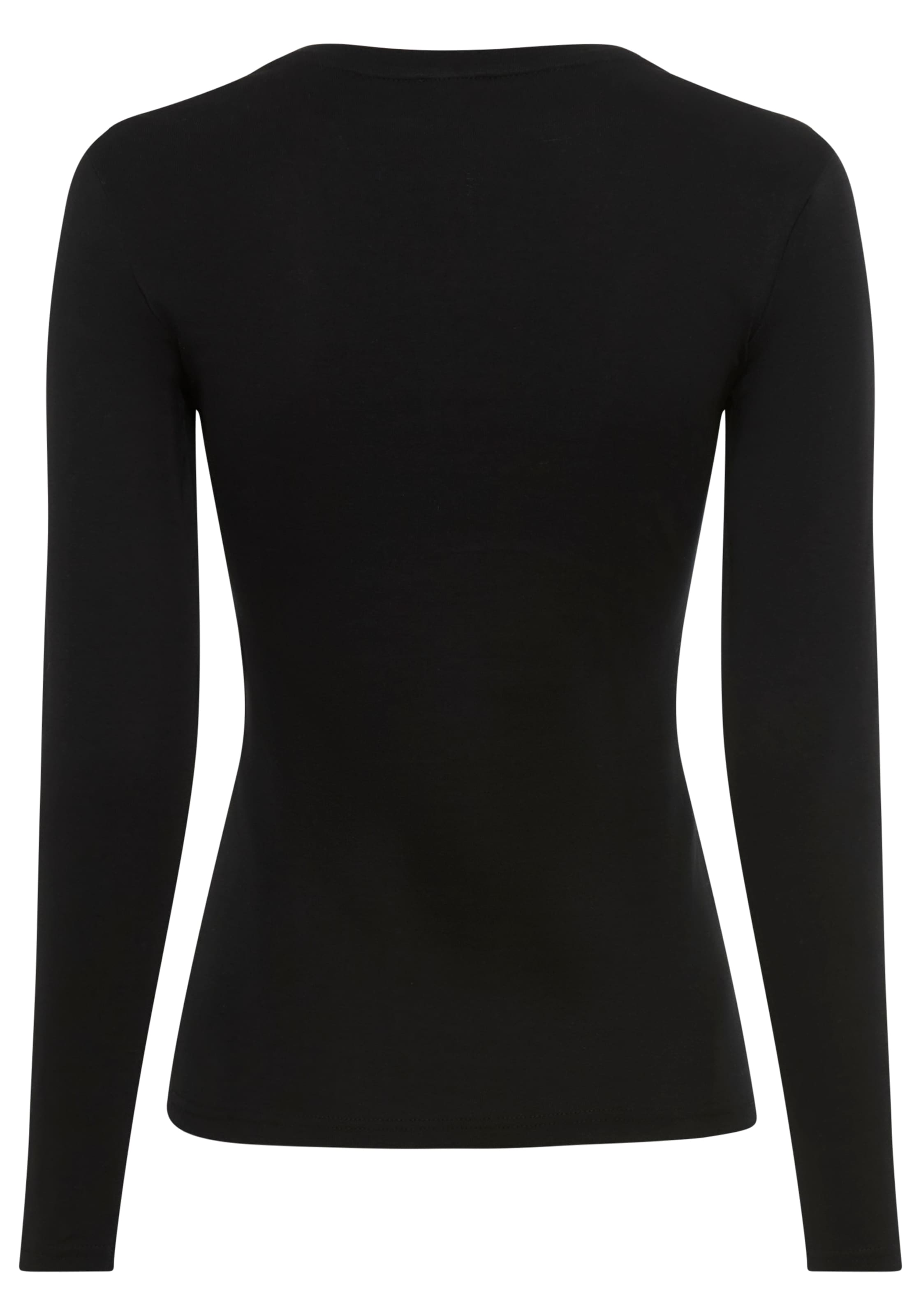 Bruno Banani Longsleeve, mit Reißverschluss im Ausschnitt - NEUE KOLLEKTION