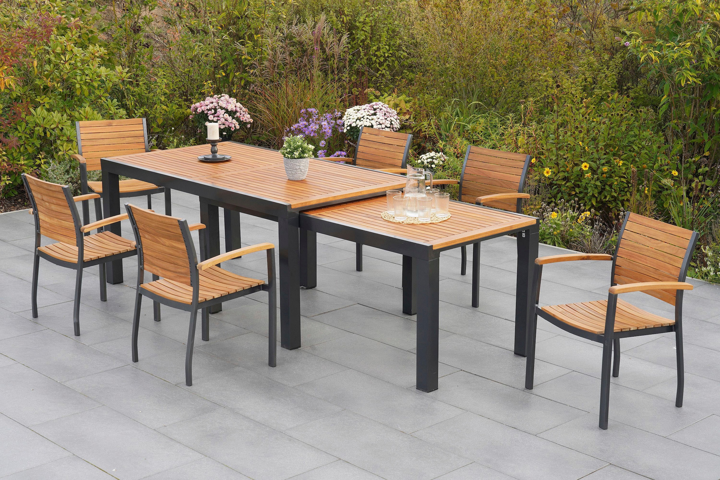 MERXX Garten-Essgruppe "Santorin", (7 tlg.) günstig online kaufen