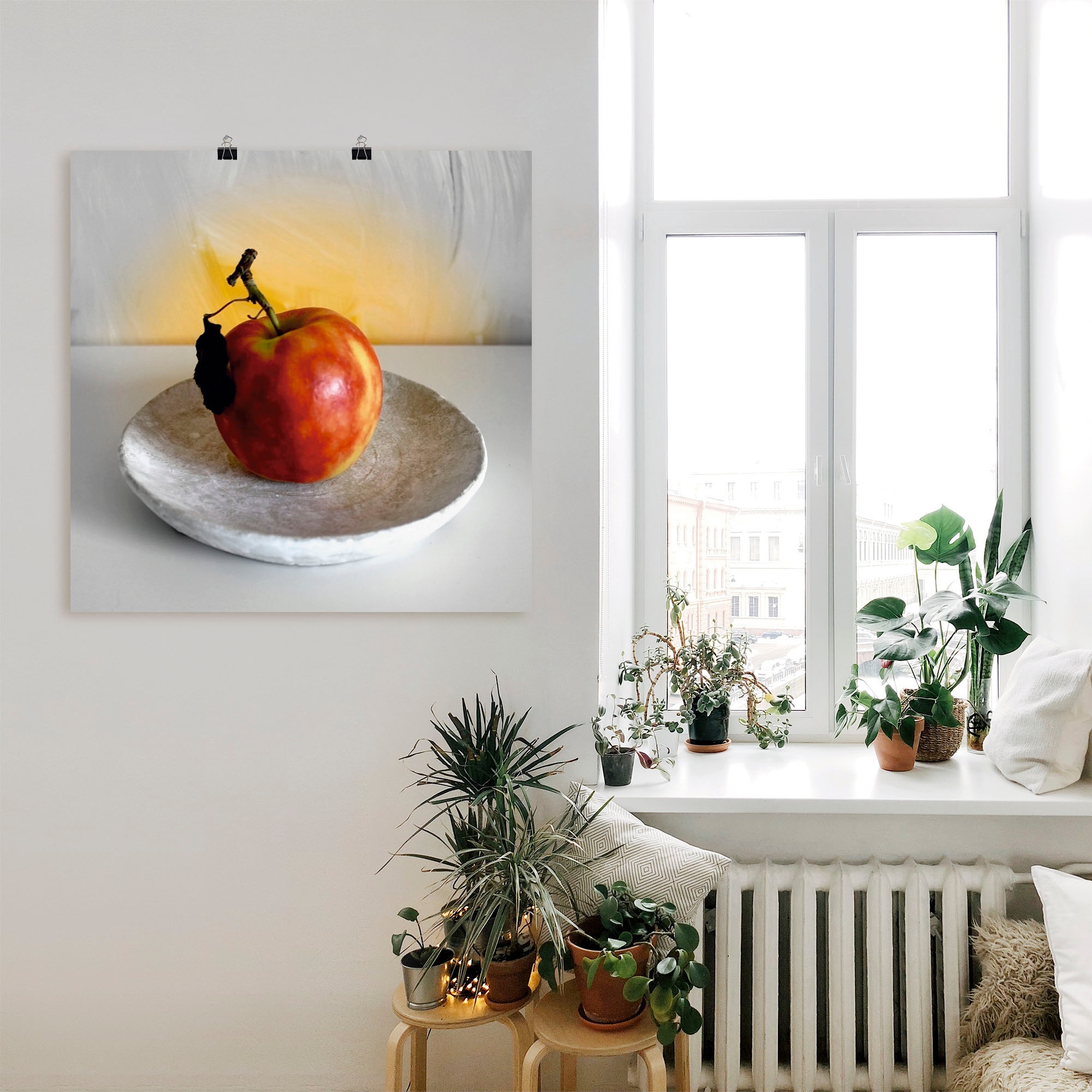 Artland Wandbild "Ein Apfel am Tag", Arrangements, (1 St.), als Alubild, Ou günstig online kaufen