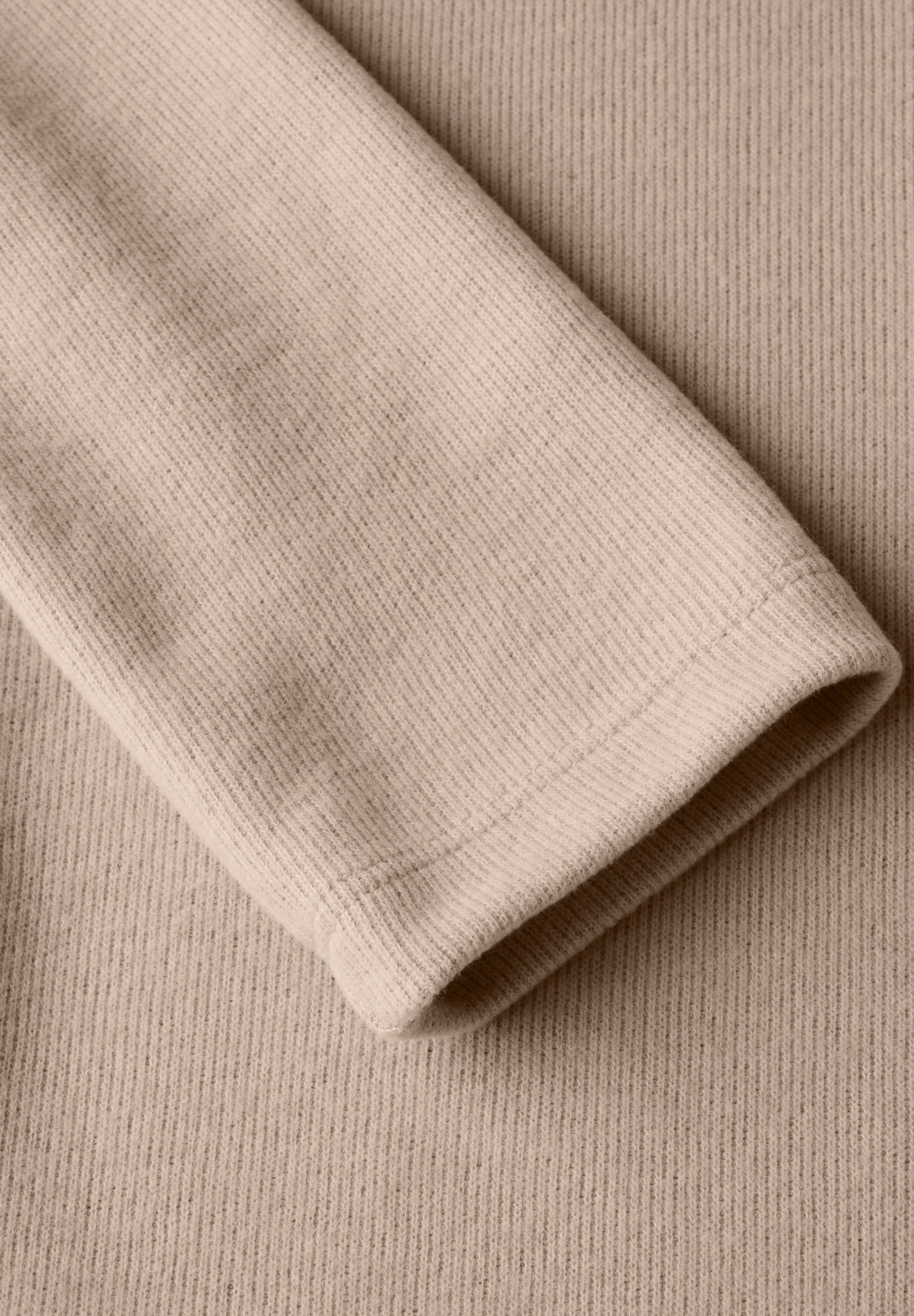 STREET ONE Langarmshirt, aus softem Materialmix