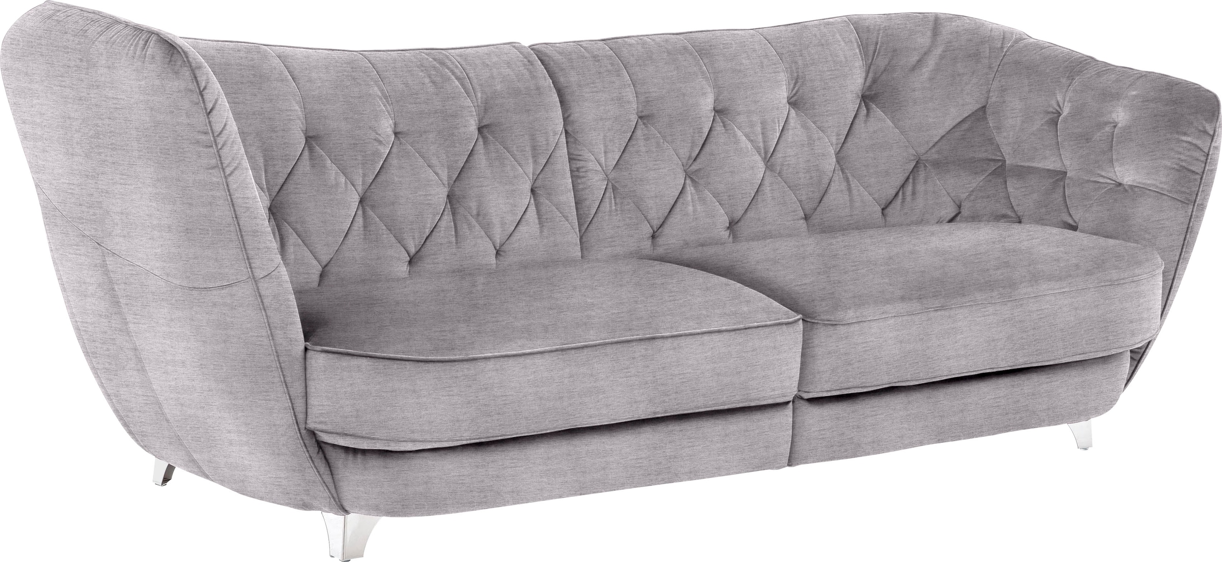 Leonique Big-Sofa "Retro", stylischer Hochlehner günstig online kaufen