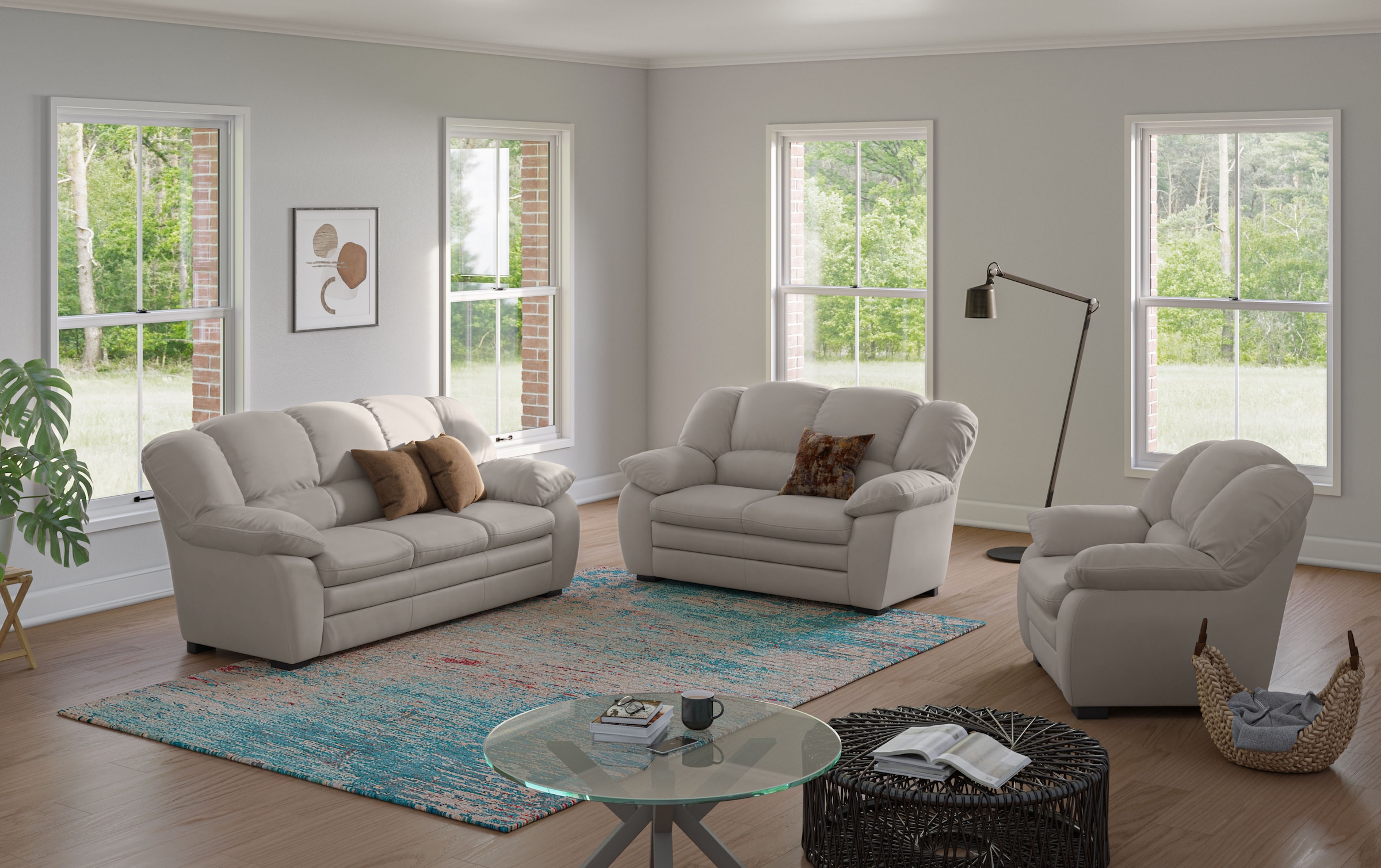 COTTA Polstergarnitur "Casino" Set, 3 Stk. tlg. Sessel, 2-Sitzer, 2,5-Sitze günstig online kaufen