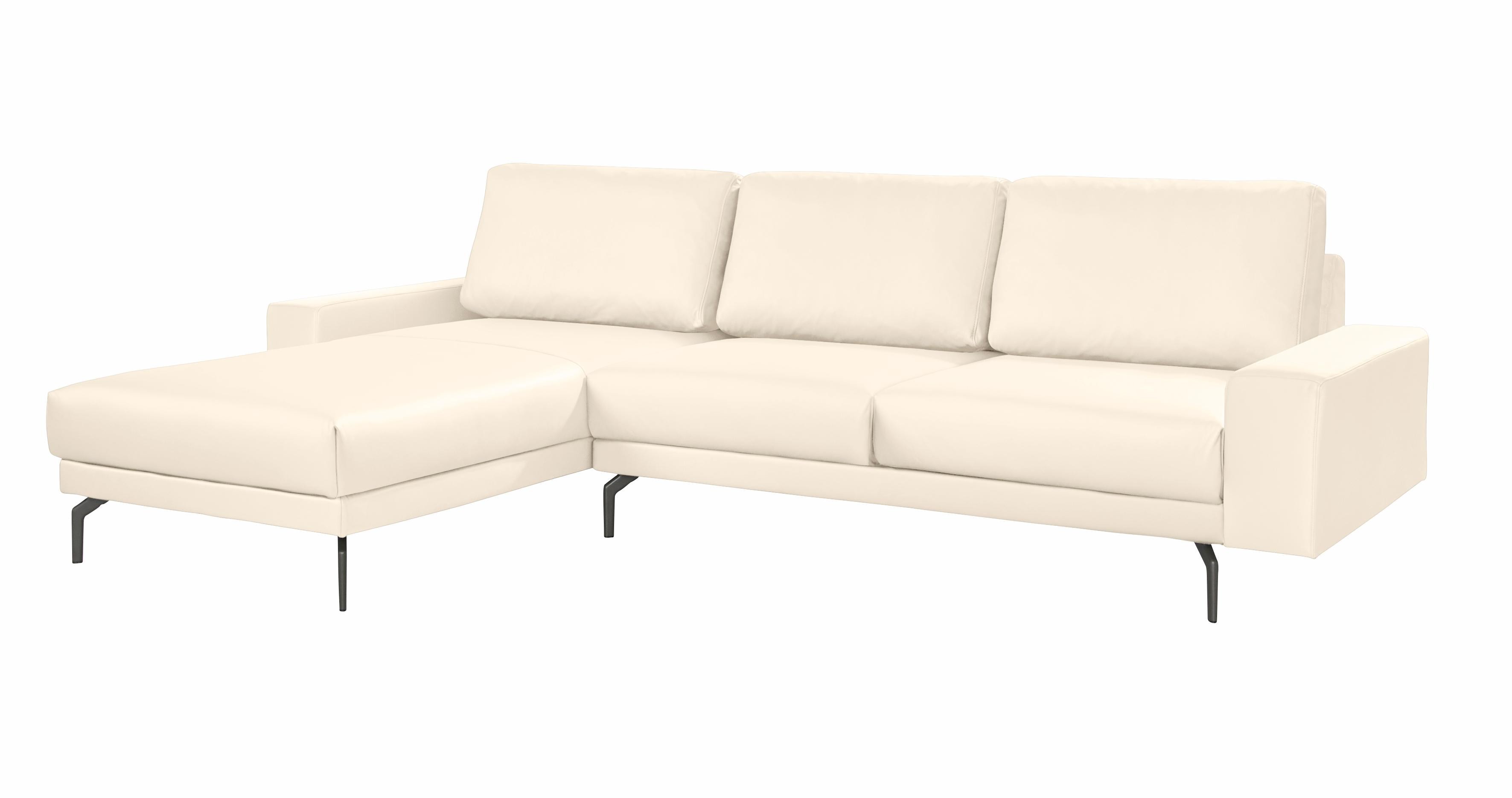 Creation BY ROLF BENZ Ecksofa "CR.450, Designecksofa, Polsterecke, Breite 294cm, L-Form" Armlehne breit und niedrig, Alugussfüße in umbragrau, Breite 294 cm