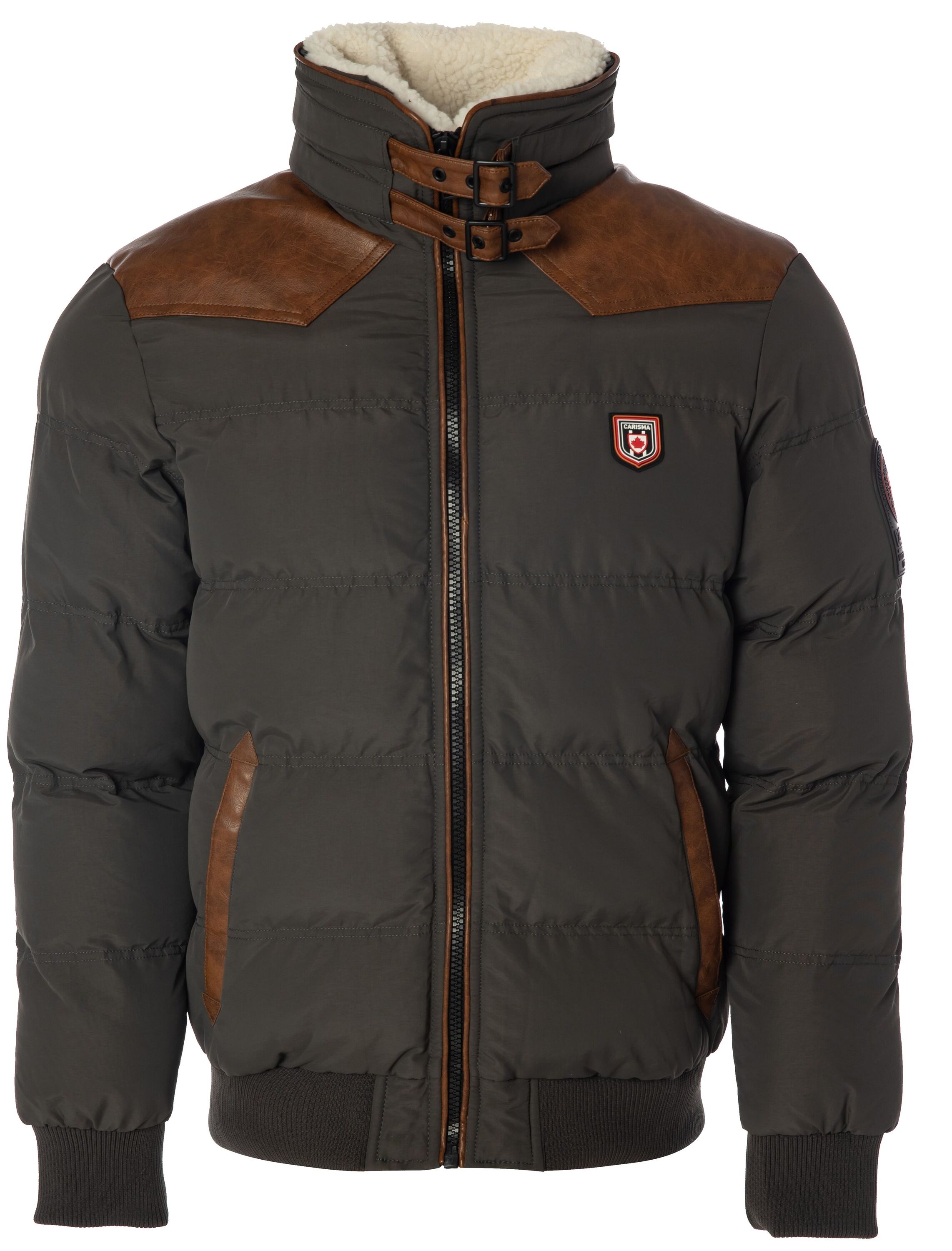 CARISMA Bikerjacke "CARISMA Jacke 1215 Winterjacke" ohne Kapuze in Biker-Look