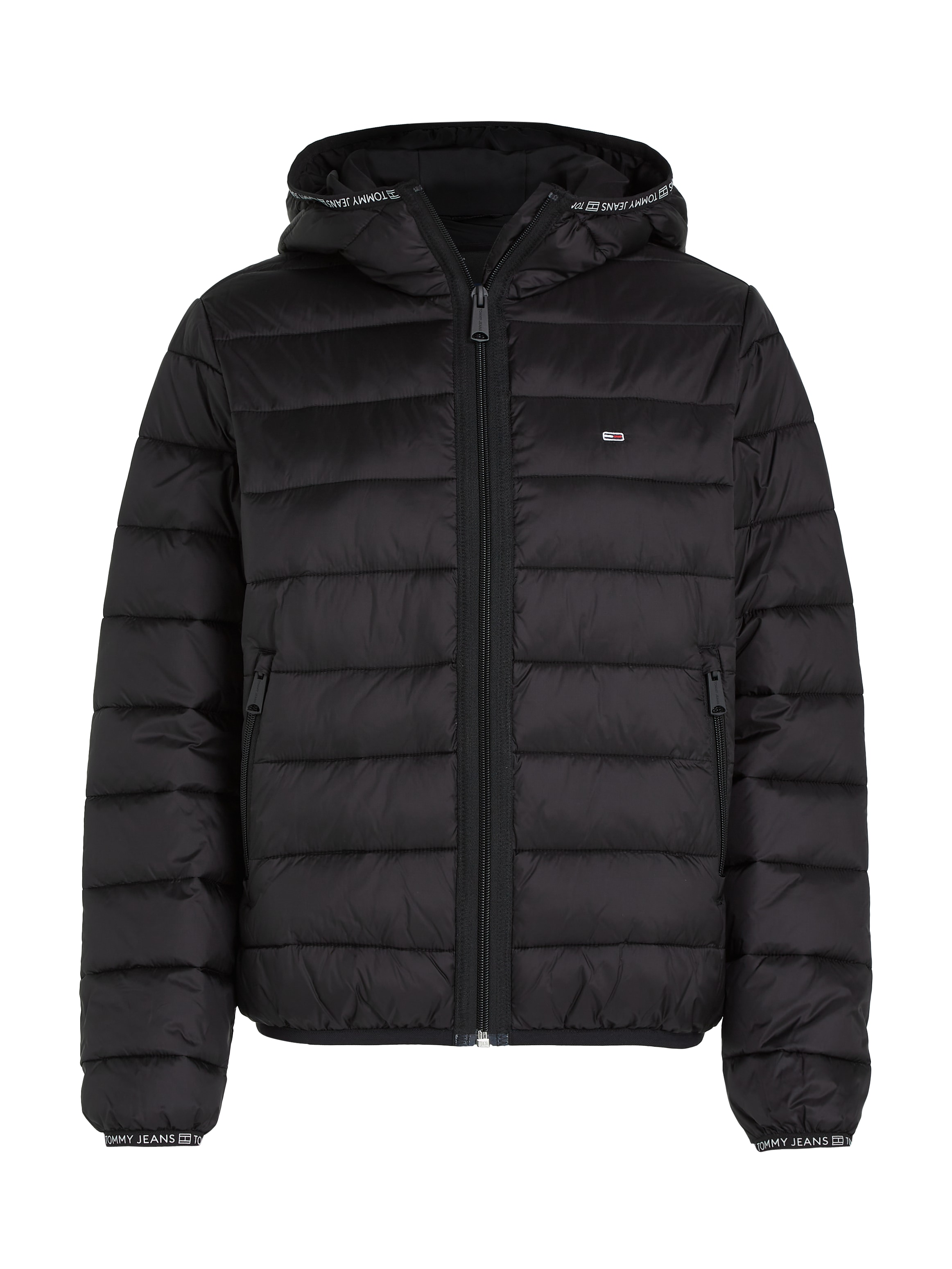 Tommy Jeans Curve Steppjacke »TJW QUILTED TAPE HOOD JACKET EXT«, mit Kapuze, Große Größen