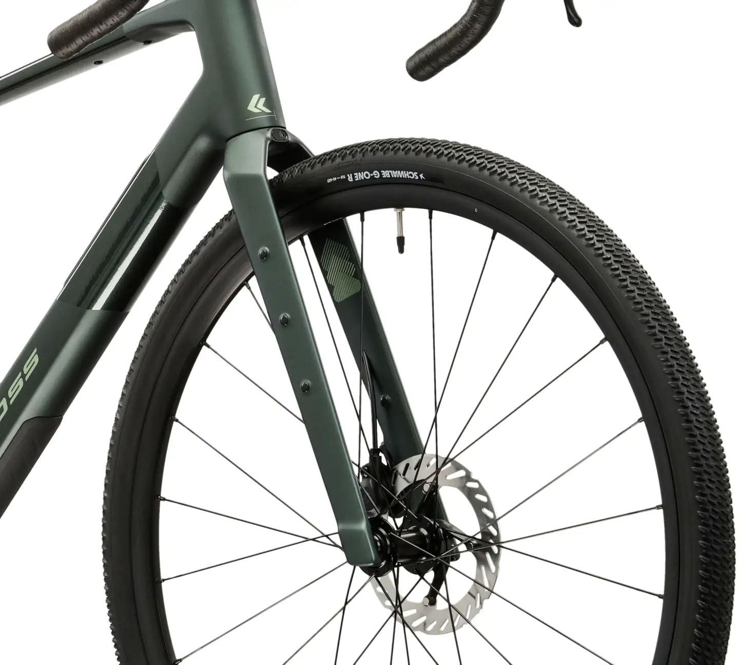 Kross Gravelbike »KROSS Gravelbike Carbon Esker ADV 1.0 28" grün 12 Gänge 2026« 12 Gang Shimano GRX RX822 Schaltwerk Kettenschaltung Rahmen aus Carbon