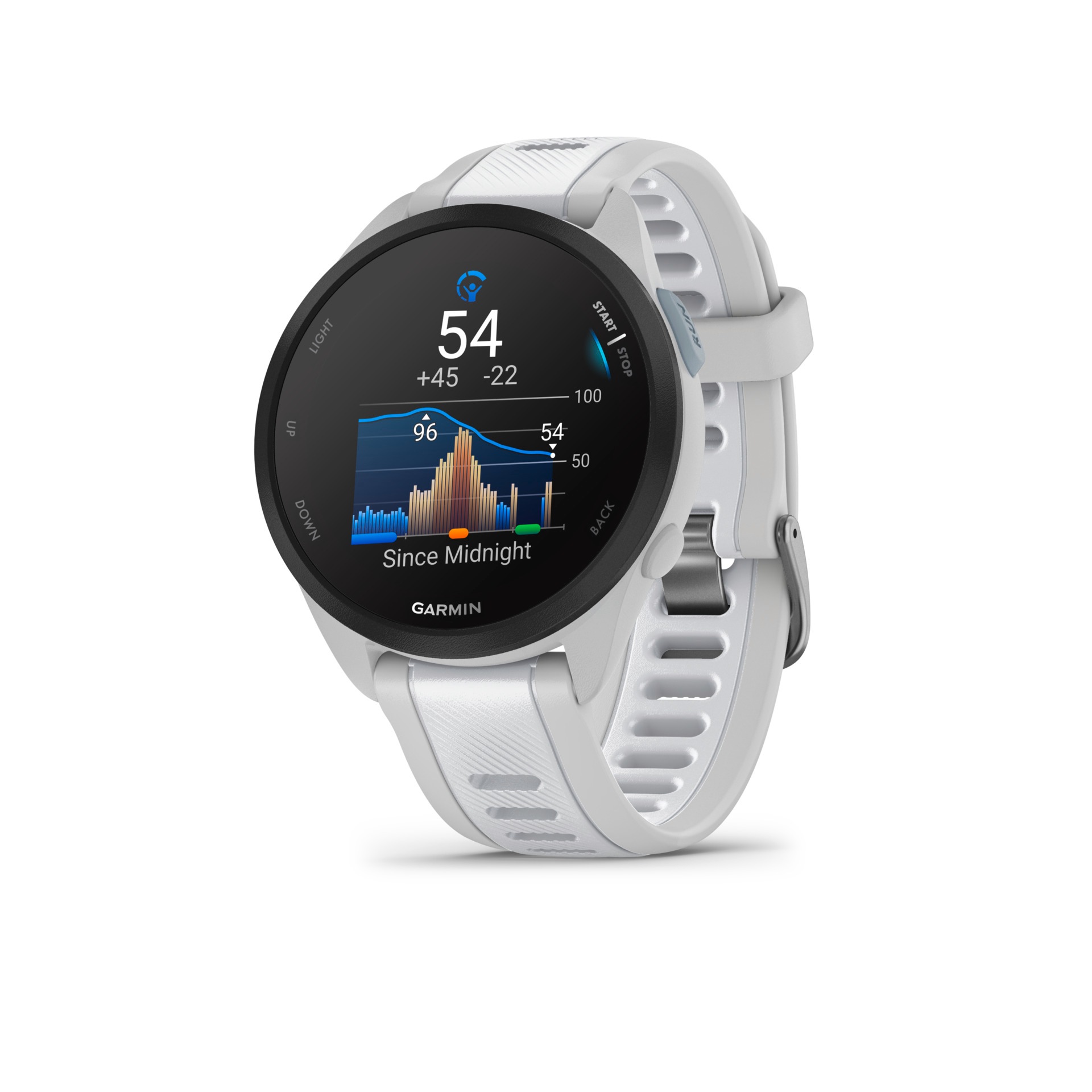 GARMIN Smartwatch "Forerunner 165", grau, Smartwatches, smarte Laufuhr, Garmin Coach, Tracknavigation, Wettkampfkalender