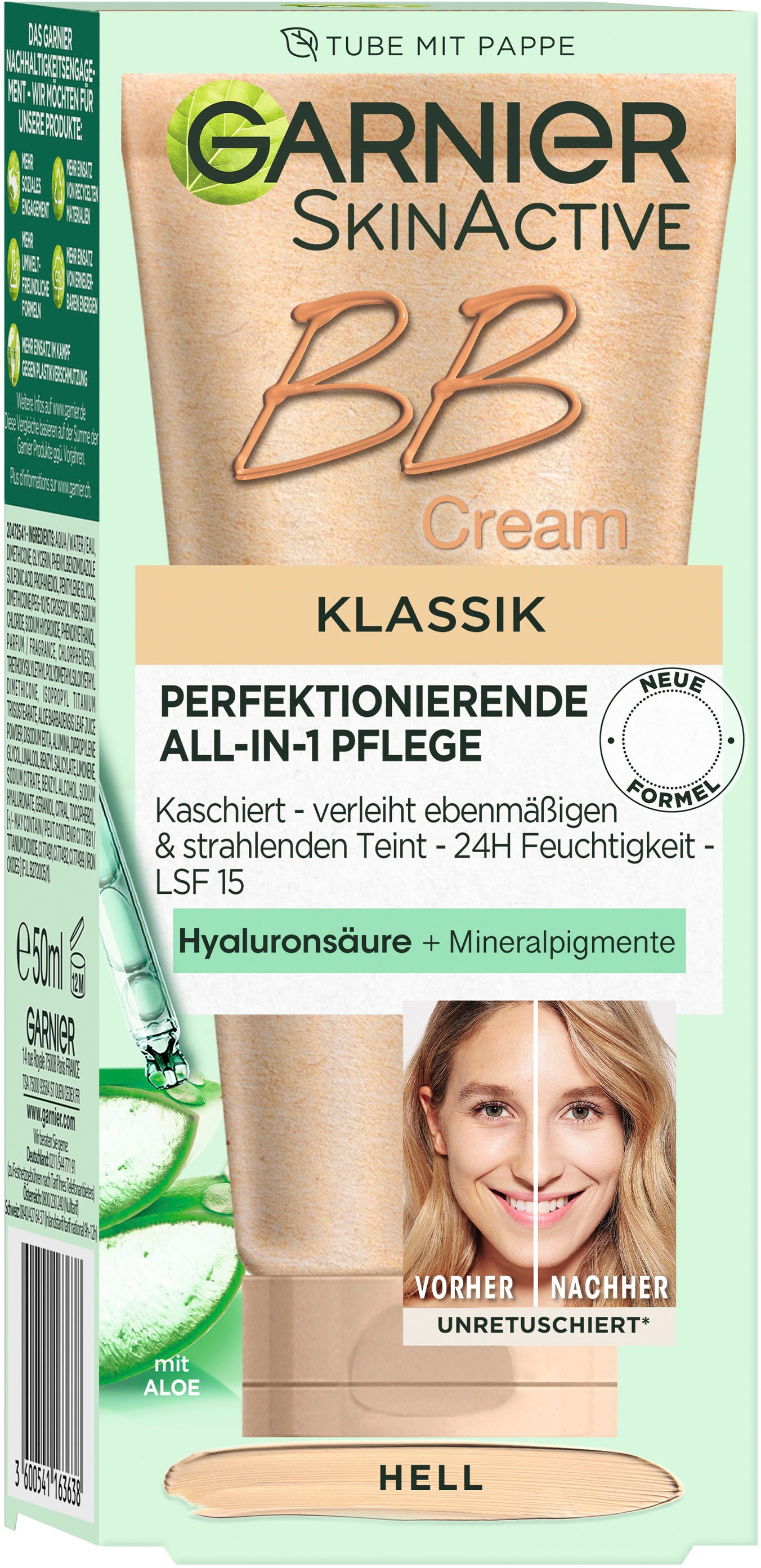 GARNIER BB-Creme »SkinActive BB Cream Klassik«, mit hoher Wirksamkeit