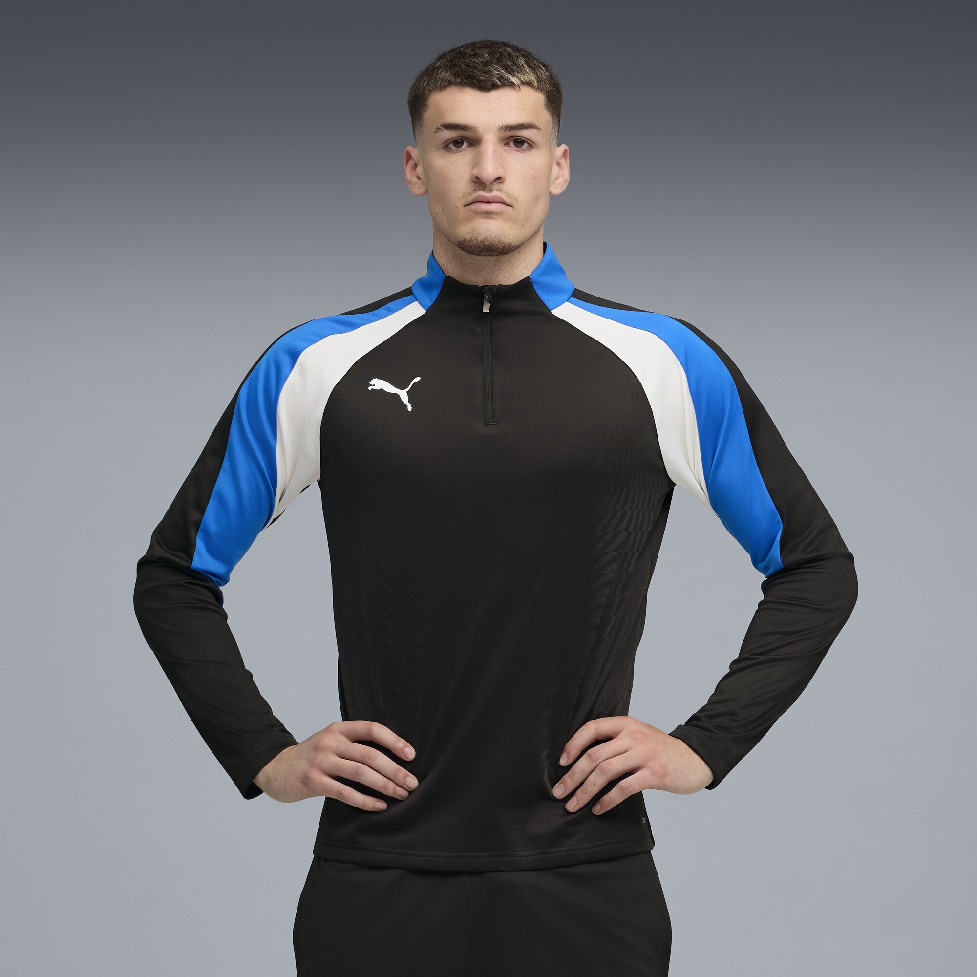 PUMA T-Shirt »individualLIGA Top mit viertellangem Reißverschluss Herren«