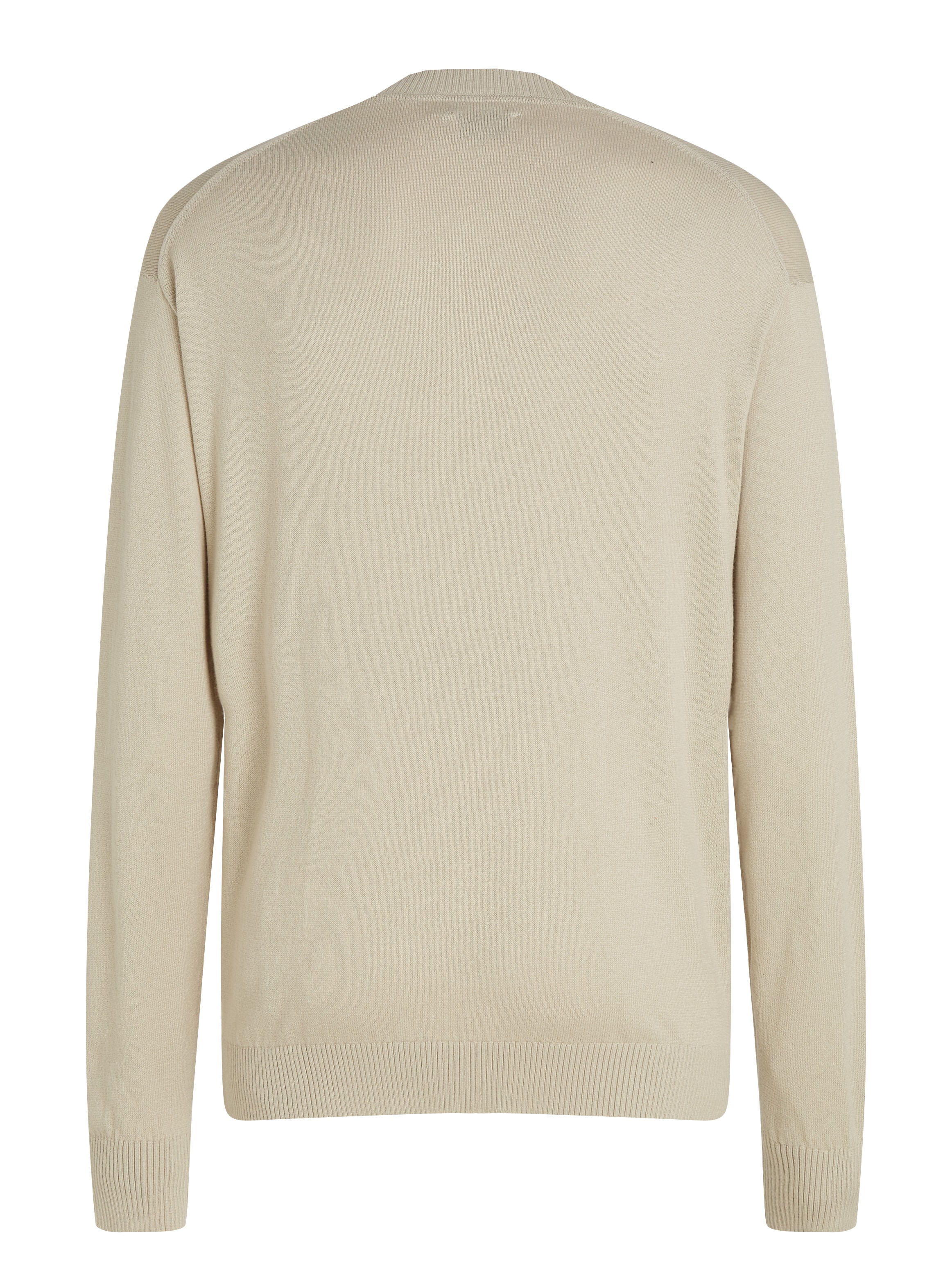 Calvin Klein Jeans Rundhalspullover »CK INTARSIA MIX STITCH SWEATER«, mit Logostickerei