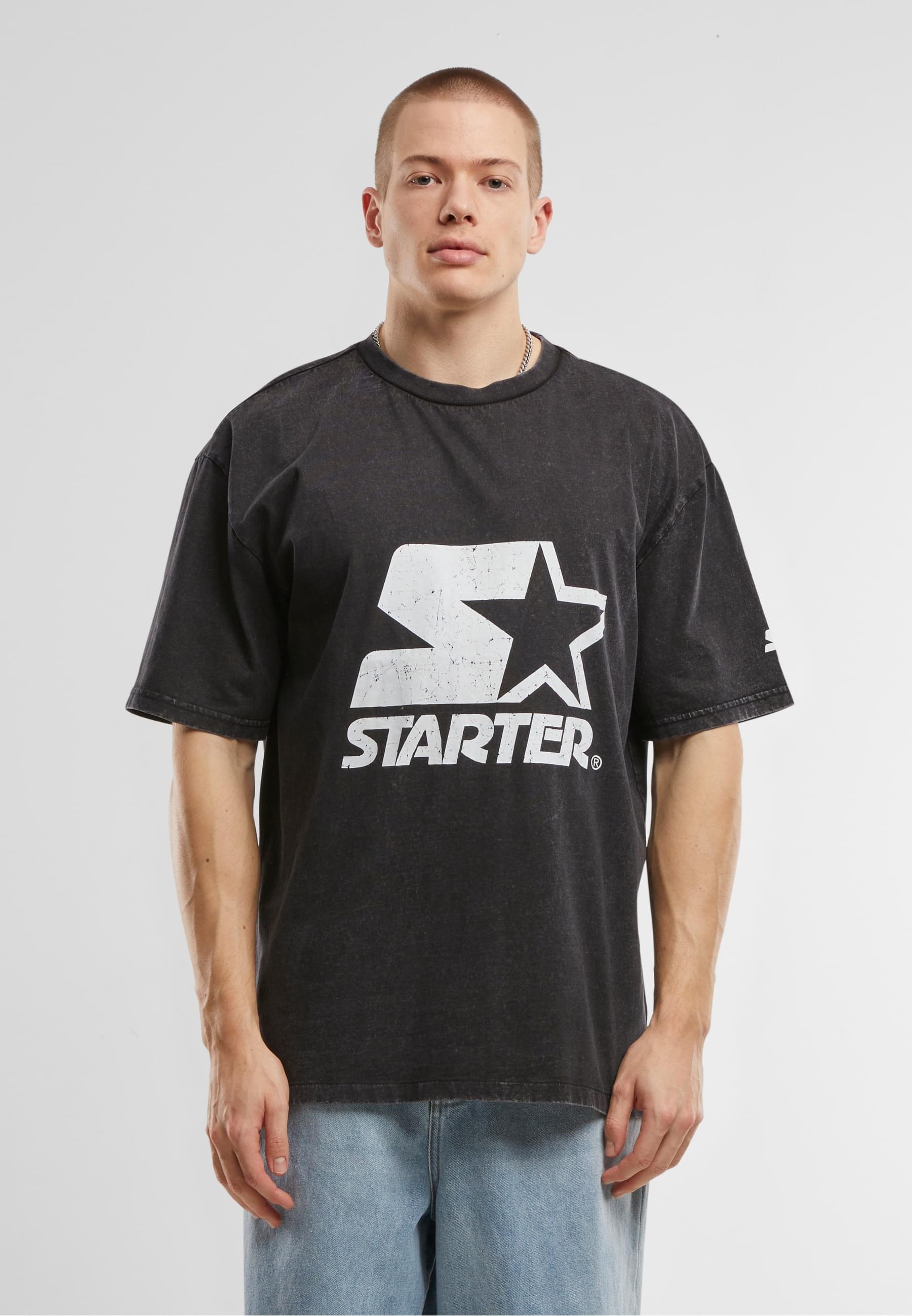 Starter Black Label T-Shirt »Starter Black Label Starter Logo Oversize Acid Tee«, (1 tlg.)