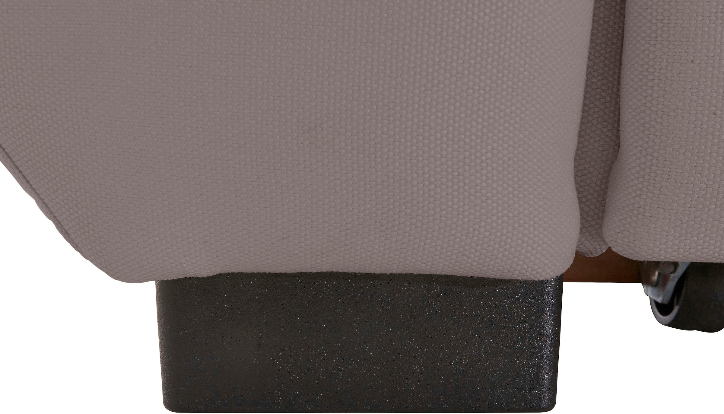 COTTA Polstergarnitur »Speedway L-Form«, (Set), Set bestehend aus: Ecksofa mit Kopfteilverstellung & Hocker