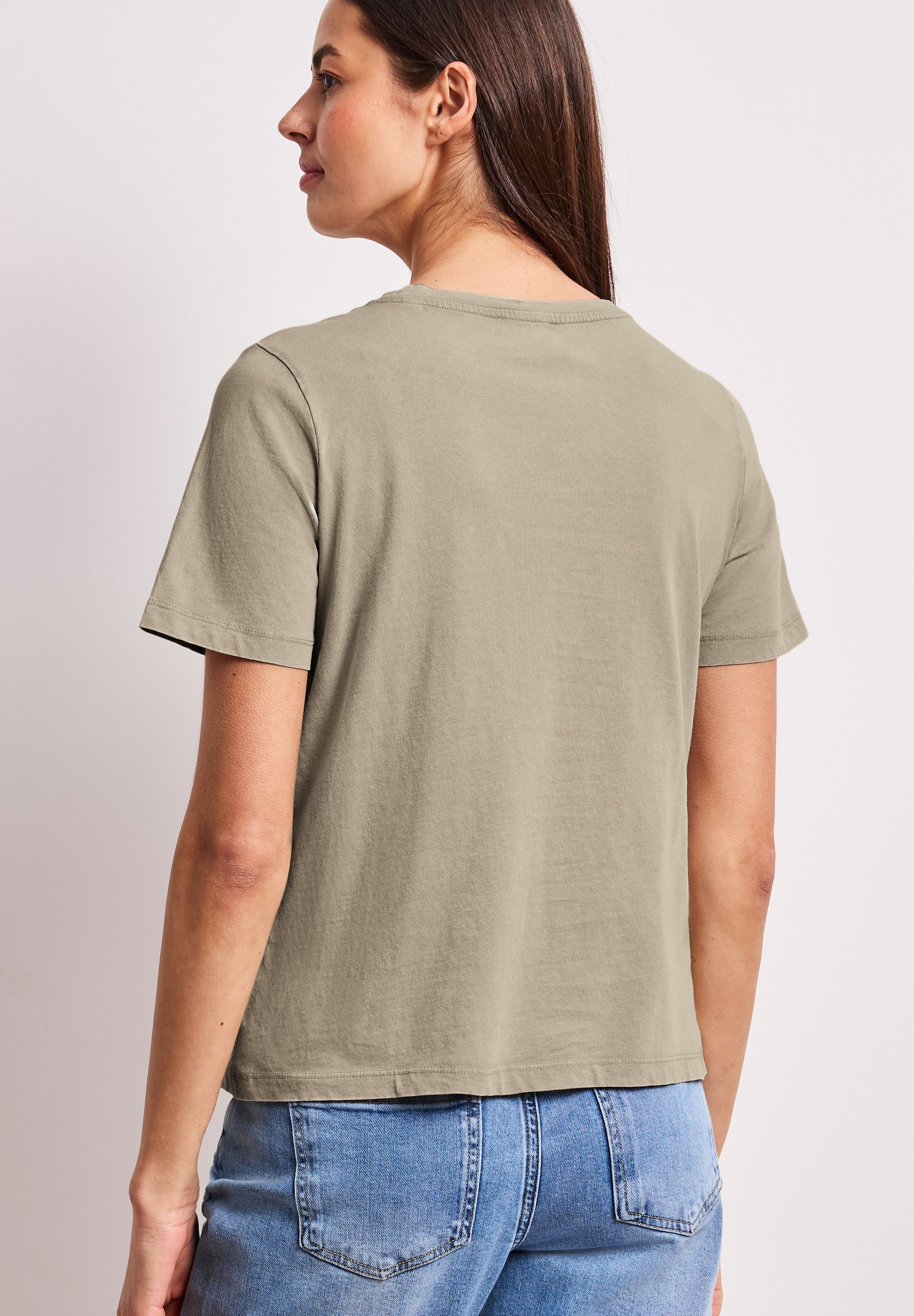 STREET ONE T-Shirt aus reiner Baumwolle günstig online kaufen