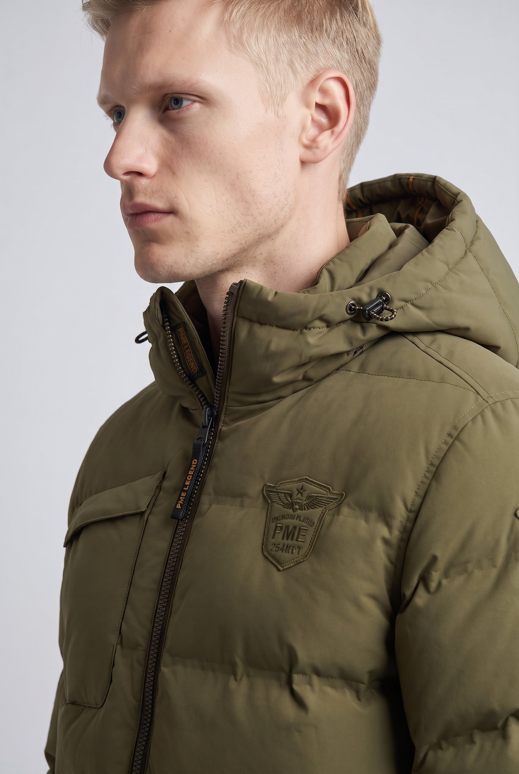 PME LEGEND Winterjacke »AIRSHIP Mach6« mit Kapuze /Pufferjacke - winddicht, atmungsaktiv & wärmend