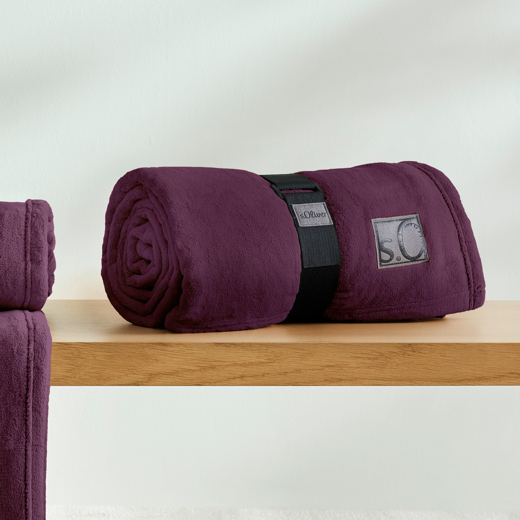 s.Oliver Wohndecke "s.Oliver Decke Kuschelsoft" 150 x 200 cm, in bunten Far günstig online kaufen