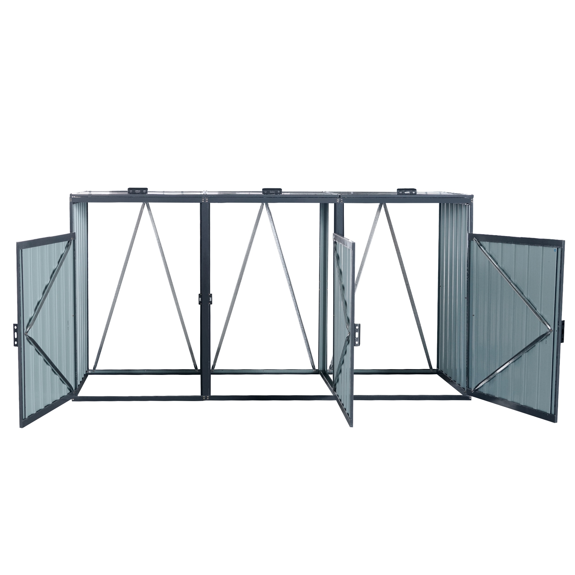 KONIFERA Mülltonnenbox »BS-MK3« BxTxH: 240x80x122 cm