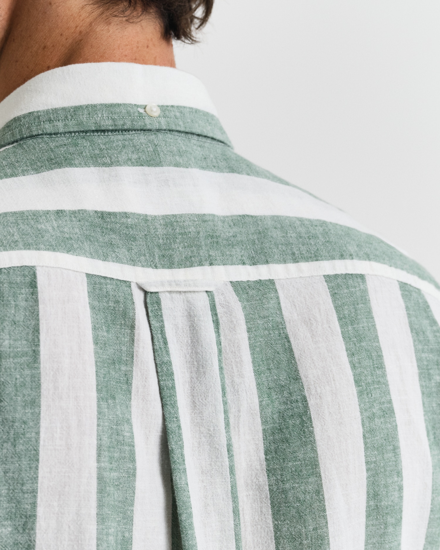 Gant Kurzarmhemd »REG COTTON LINEN STRIPE SS SHIRT«