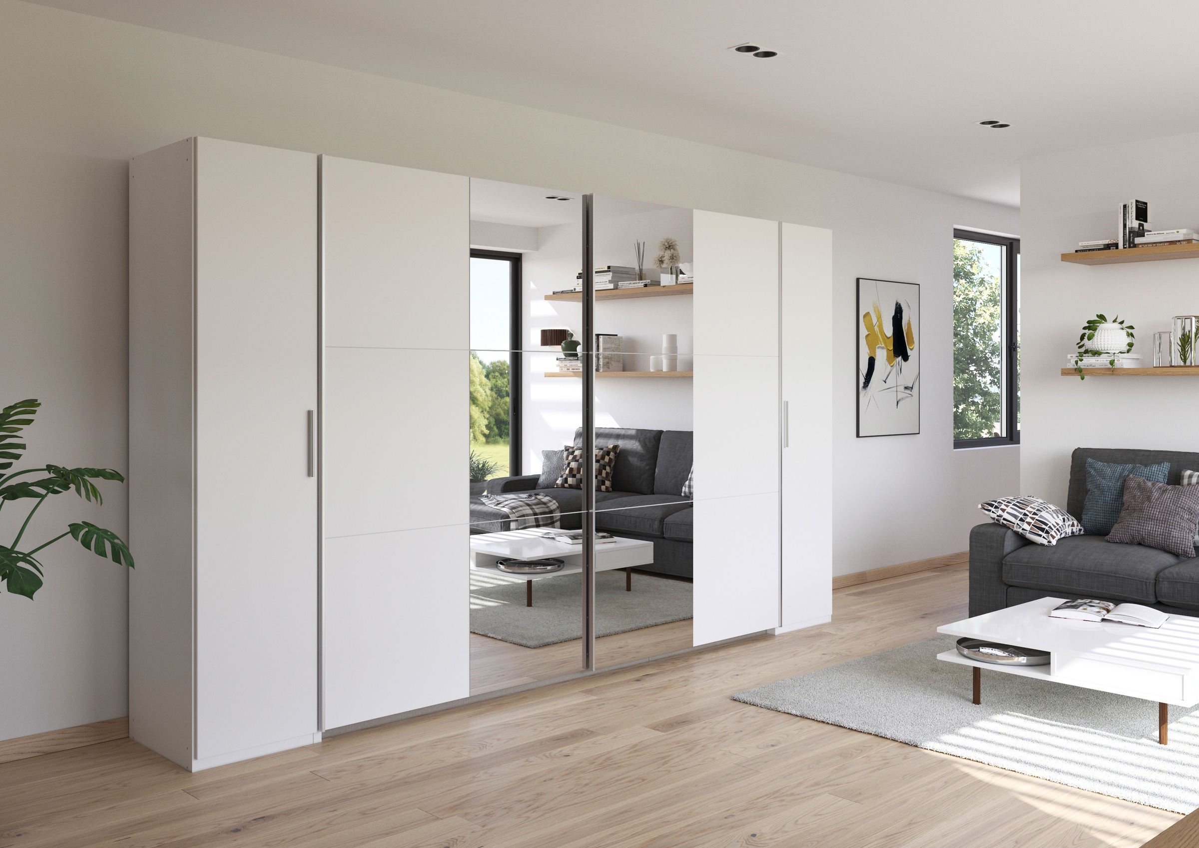 rauch Schwebetürenschrank "Kleiderschrank Drehtürenschrank Schrank Garderob günstig online kaufen