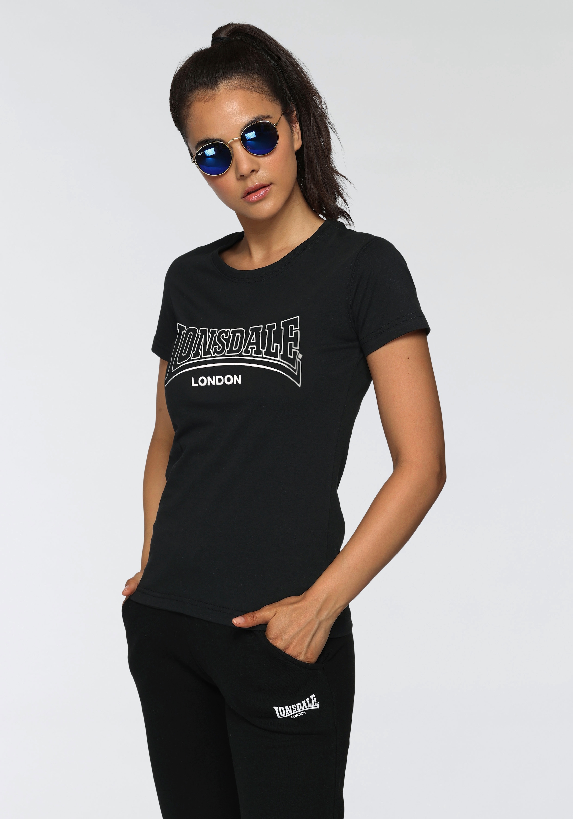 Lonsdale T-Shirt »ROWRAH«, (Packung, 2 tlg.)