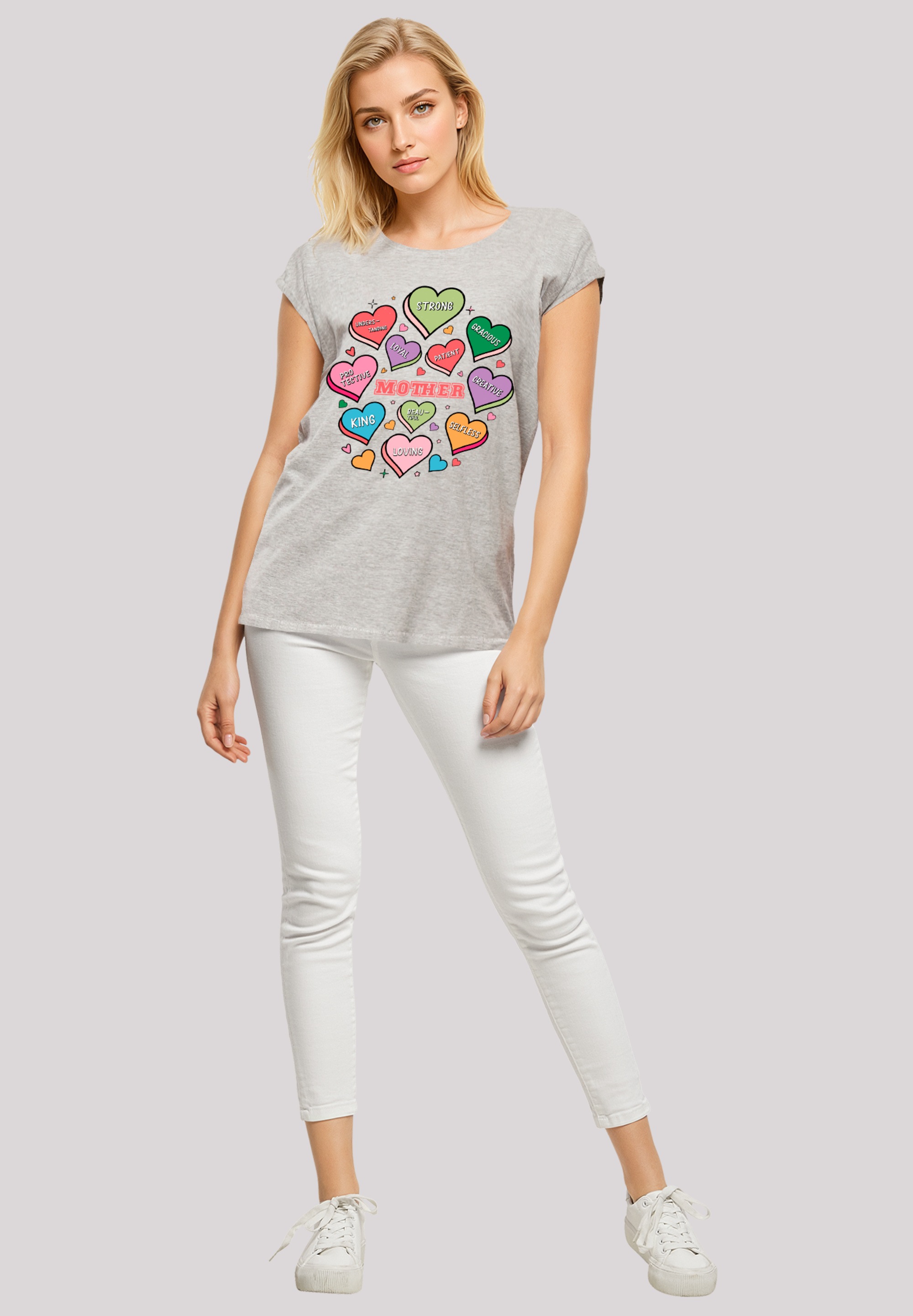 F4NT4STIC T-Shirt »Muttertag Mama Herzen«, Premium Qualität