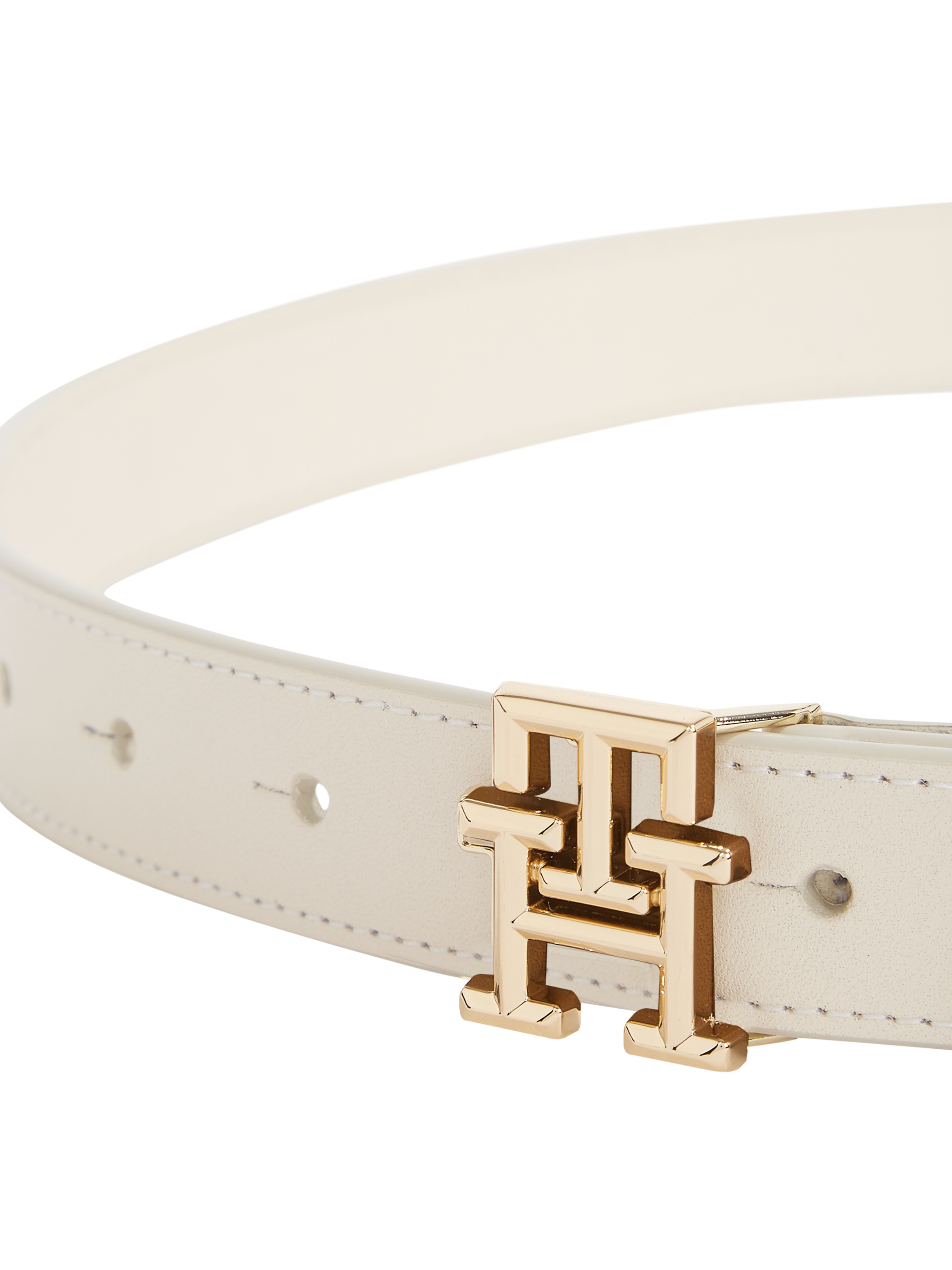 Tommy Hilfiger Ledergürtel "TH LOGO 2.5 cm breit", Eleganter Gürtel mit TH- günstig online kaufen