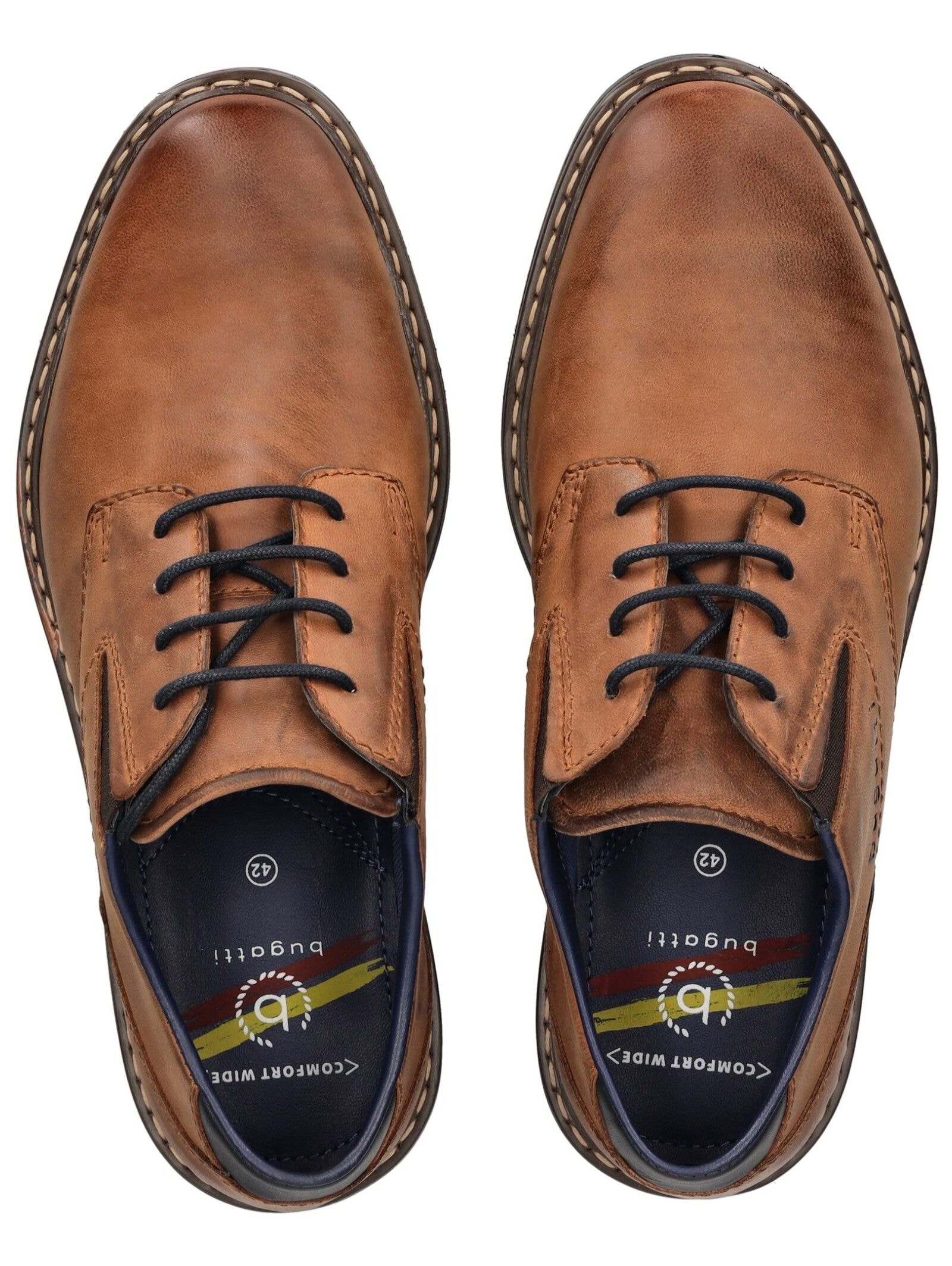 bugatti Schnürschuh »bugatti Businessschuhe Nubukleder«