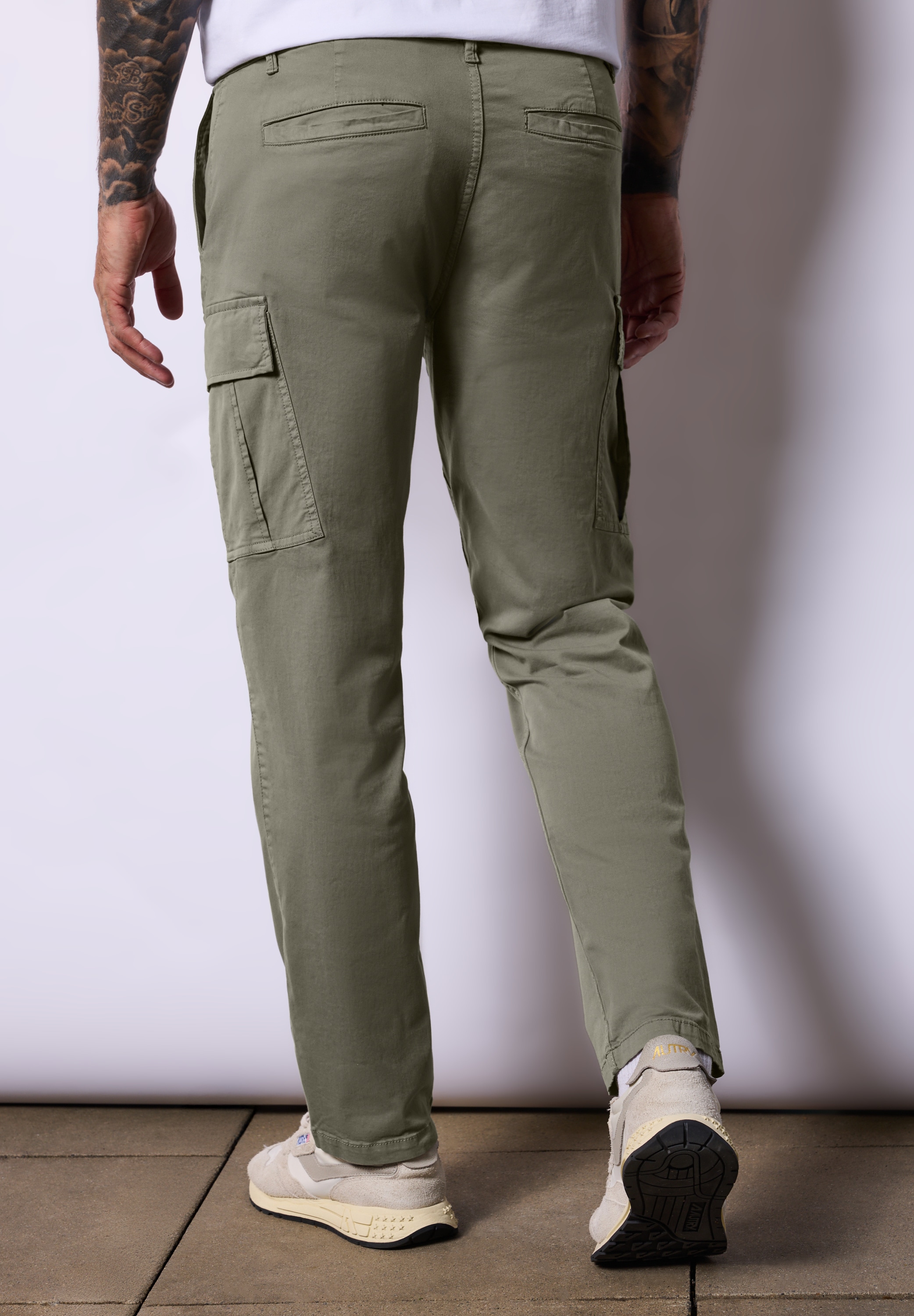 STREET ONE MEN Cargohose, Middle Waist